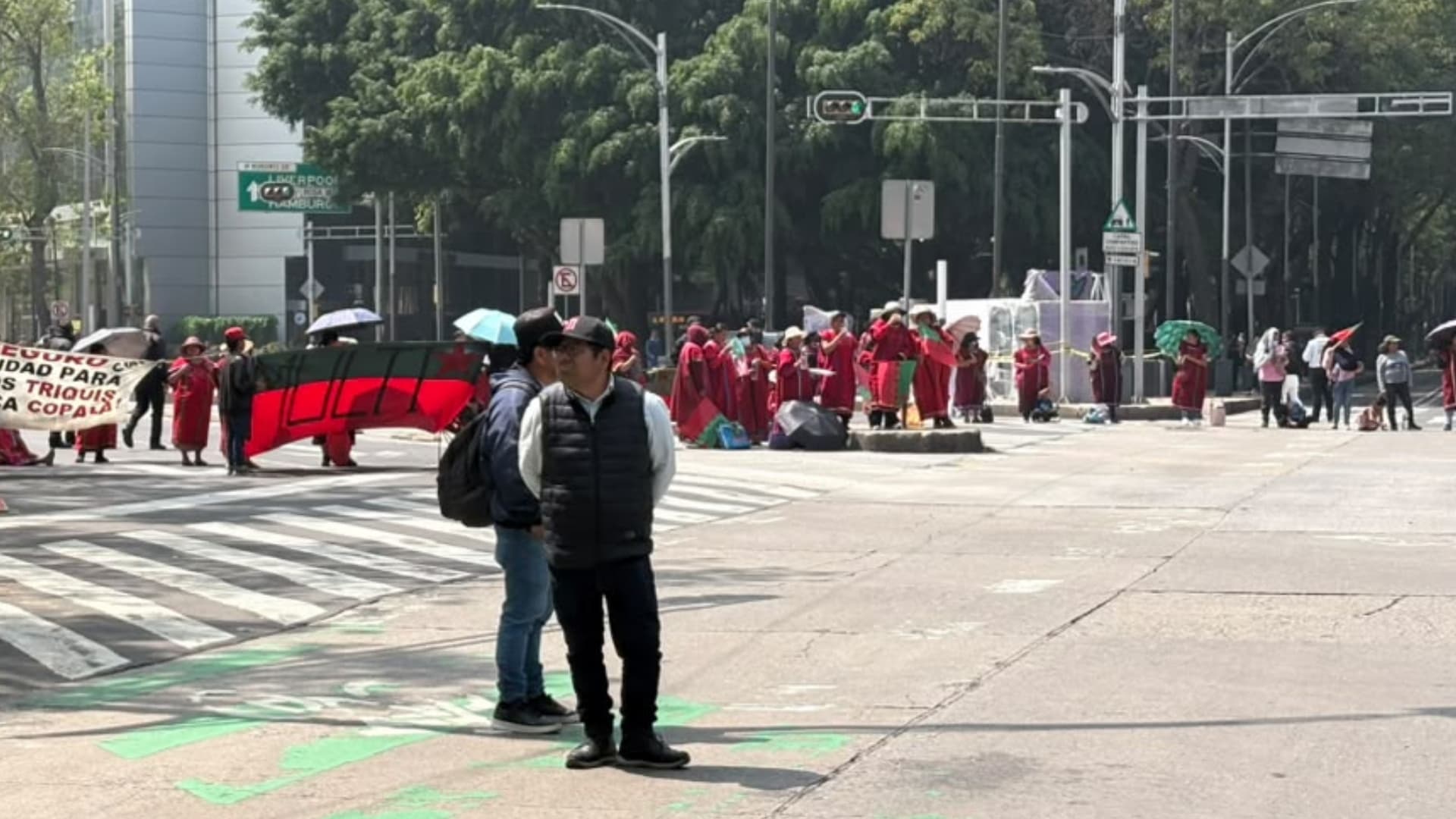 Bloqueo en la Ciudad de México