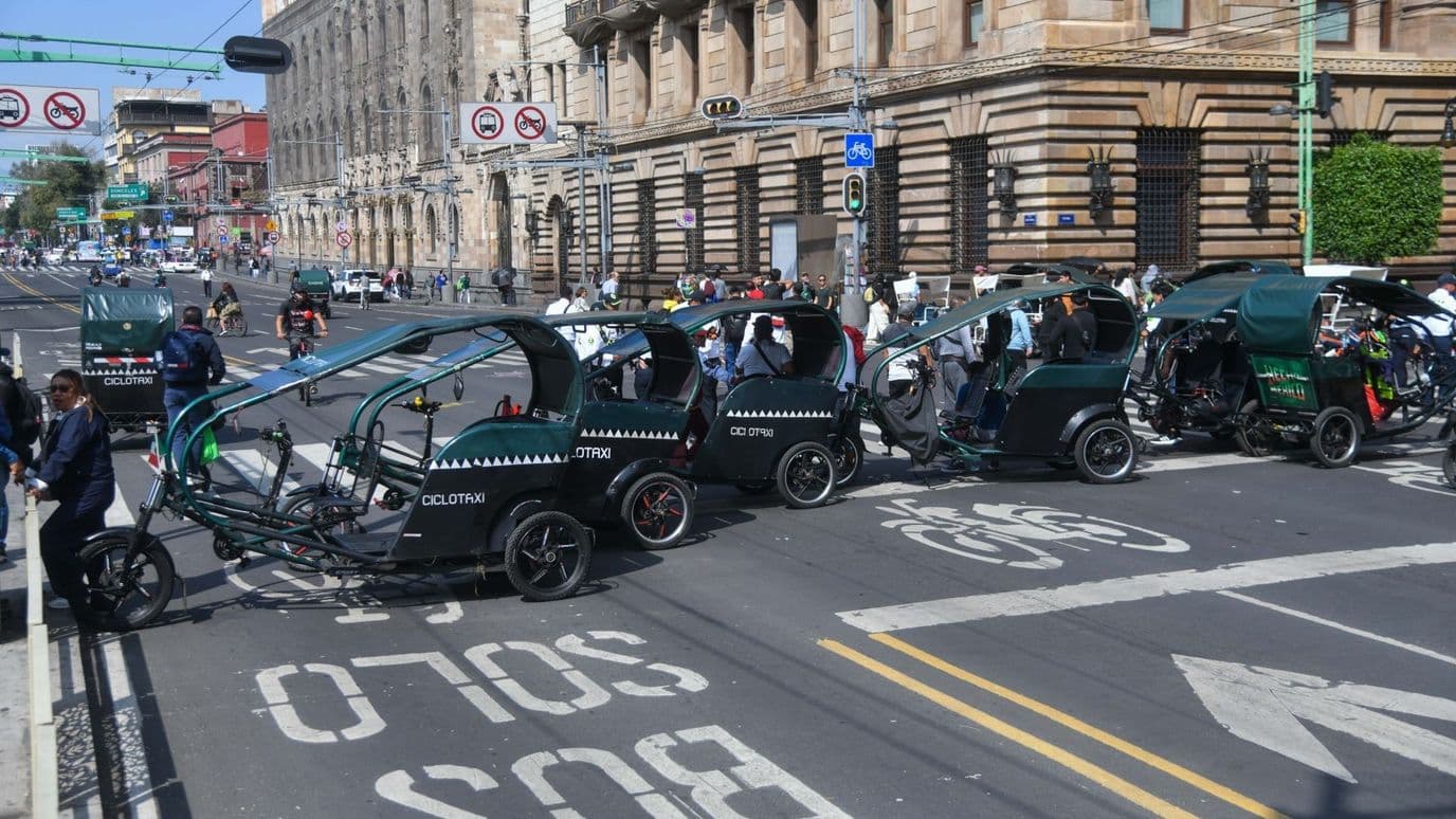 Bloqueo en la Ciudad de México.