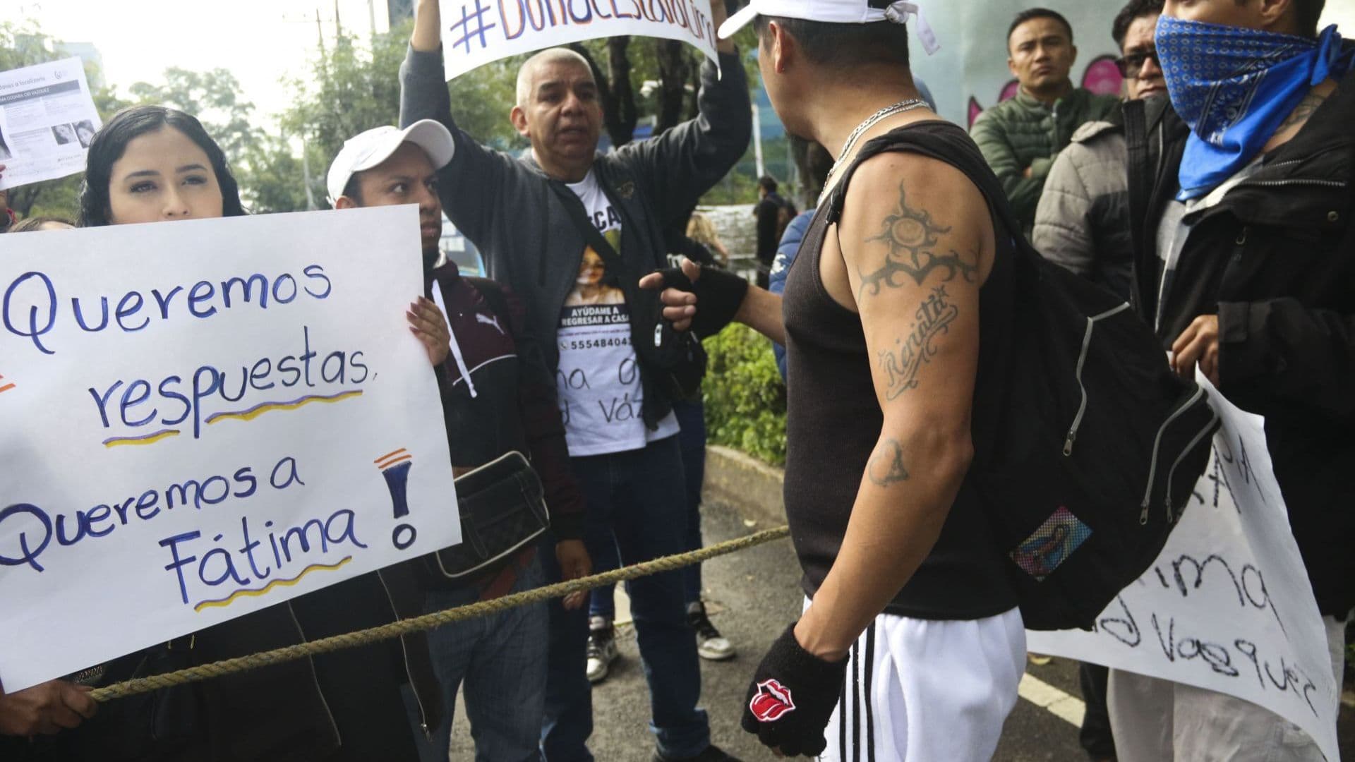 Bloqueo en Periférico Sur en la Ciudad de México.