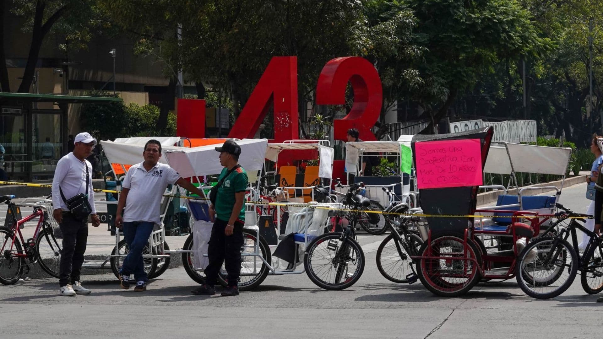 Marcha, Concentraciones y Rodada Ciclista en la Ciudad de México