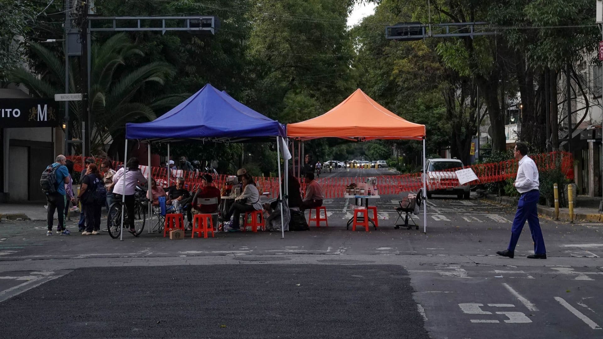 Bloqueo en calles de la CDMX