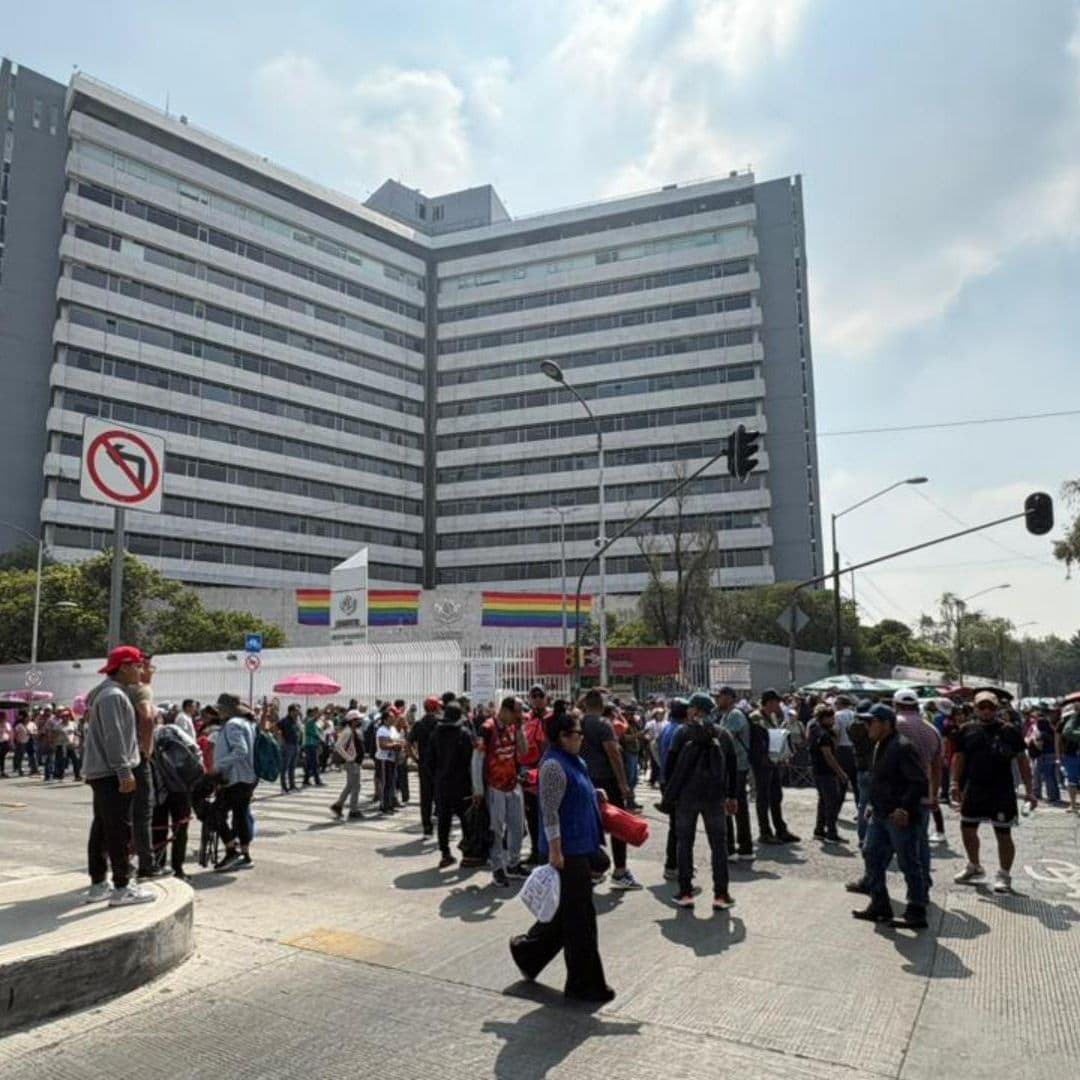 Bloqueo de la CNTE en Buenavista, CDMX, el 3 de junio de 2026