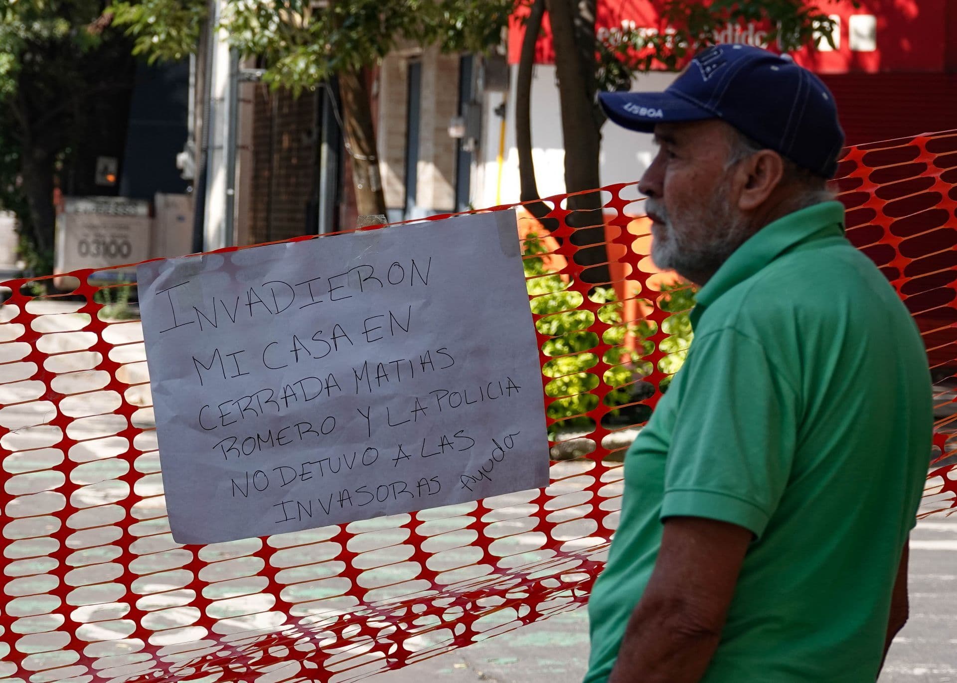 Bloqueo por despojos en la alcaldía Benito Juárez, CDMX