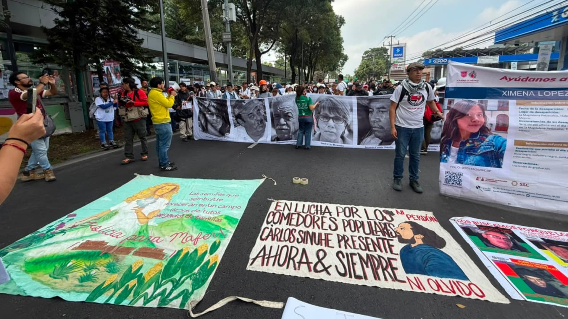 Bloqueo por manifestación en inauguración del Mundial 2026