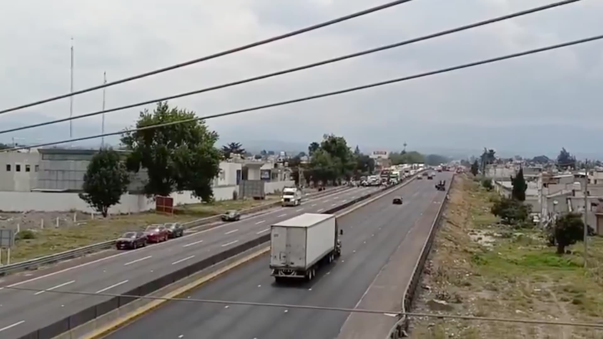 Manifestación Bloqueo Circulación Autopista México Puebla Casa Justicia San Martín Texmelucan