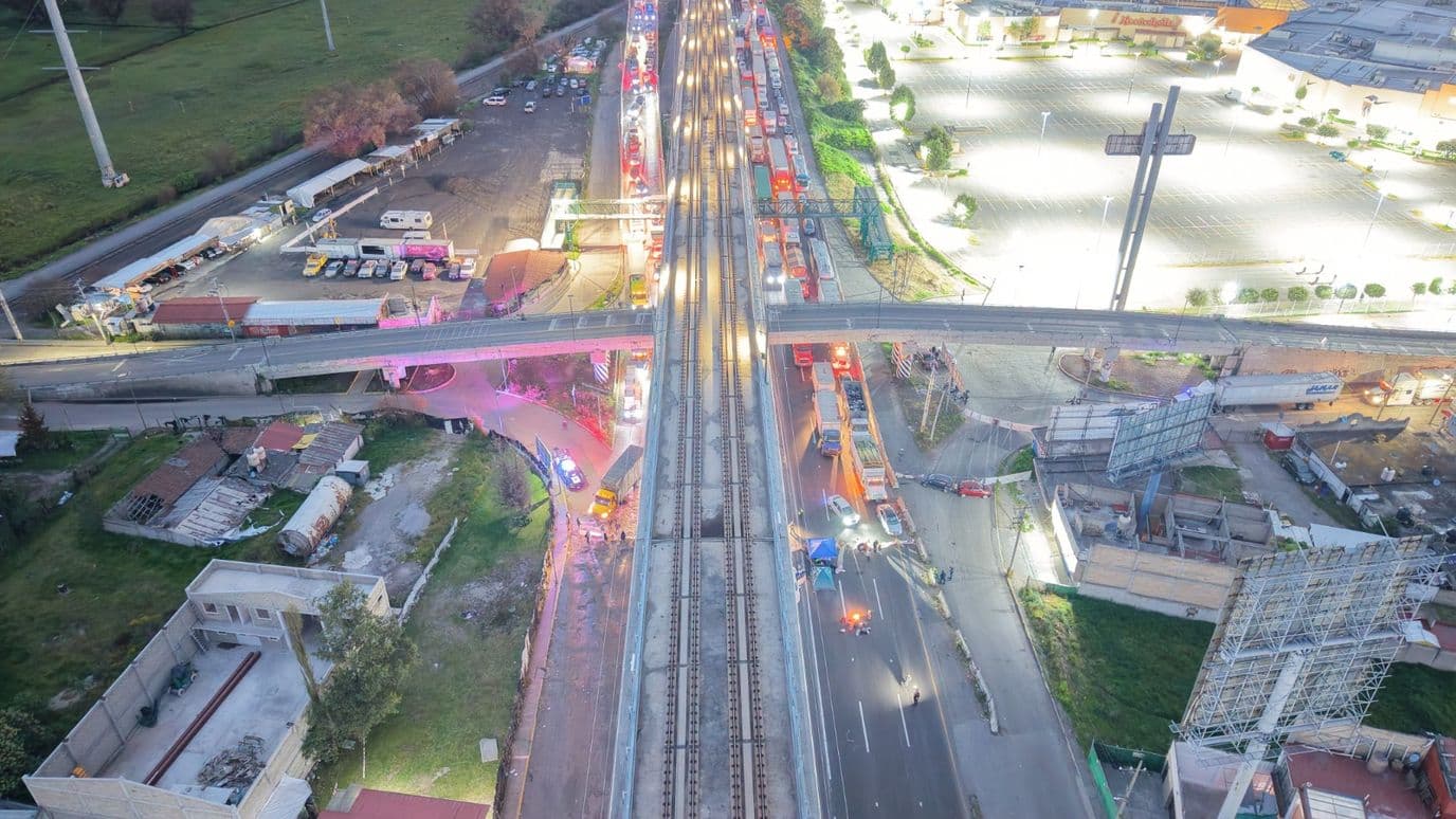 Bloqueo en la México Toluca este miércoles