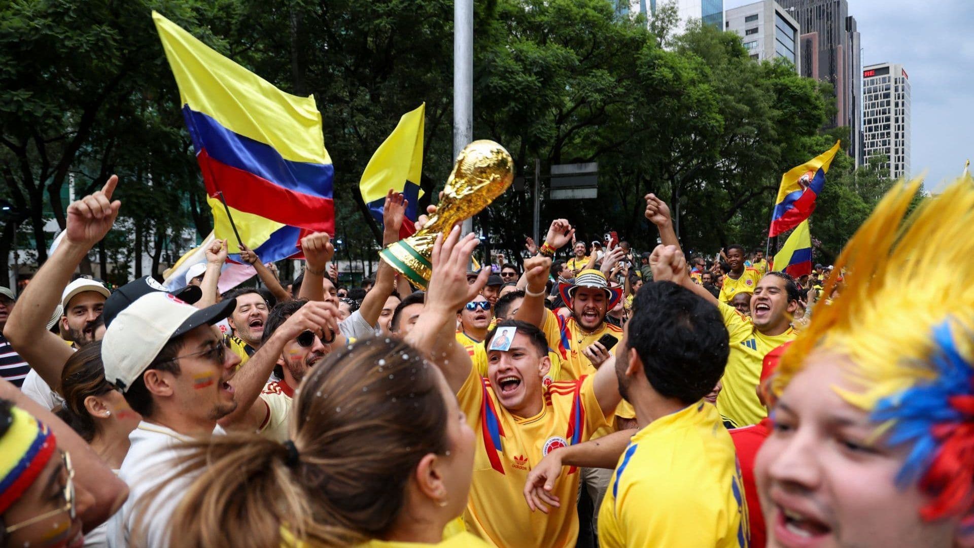 Aficionados de la Selección Colombiana