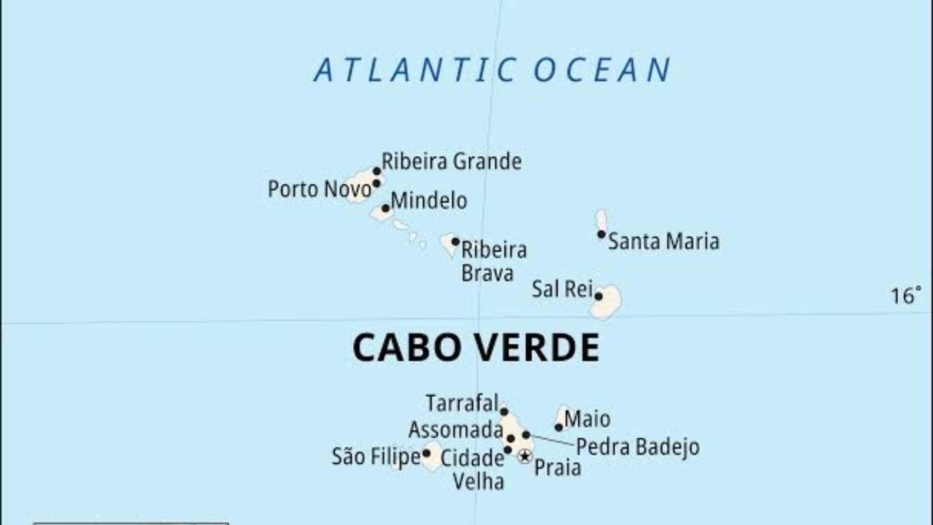 Cabo Verde ubicación