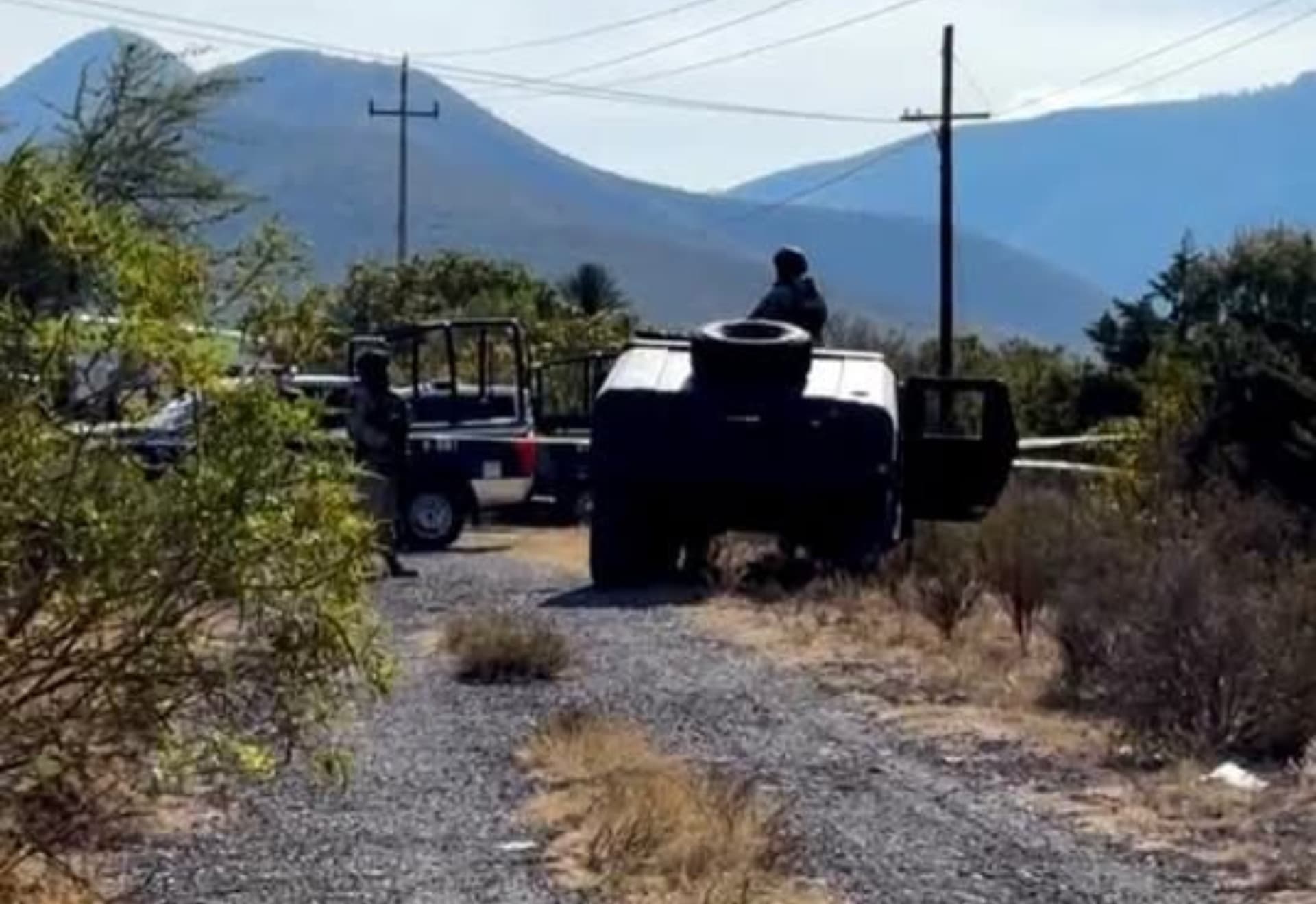 El cuerpo de una persona sin identificar fue abandonado.
