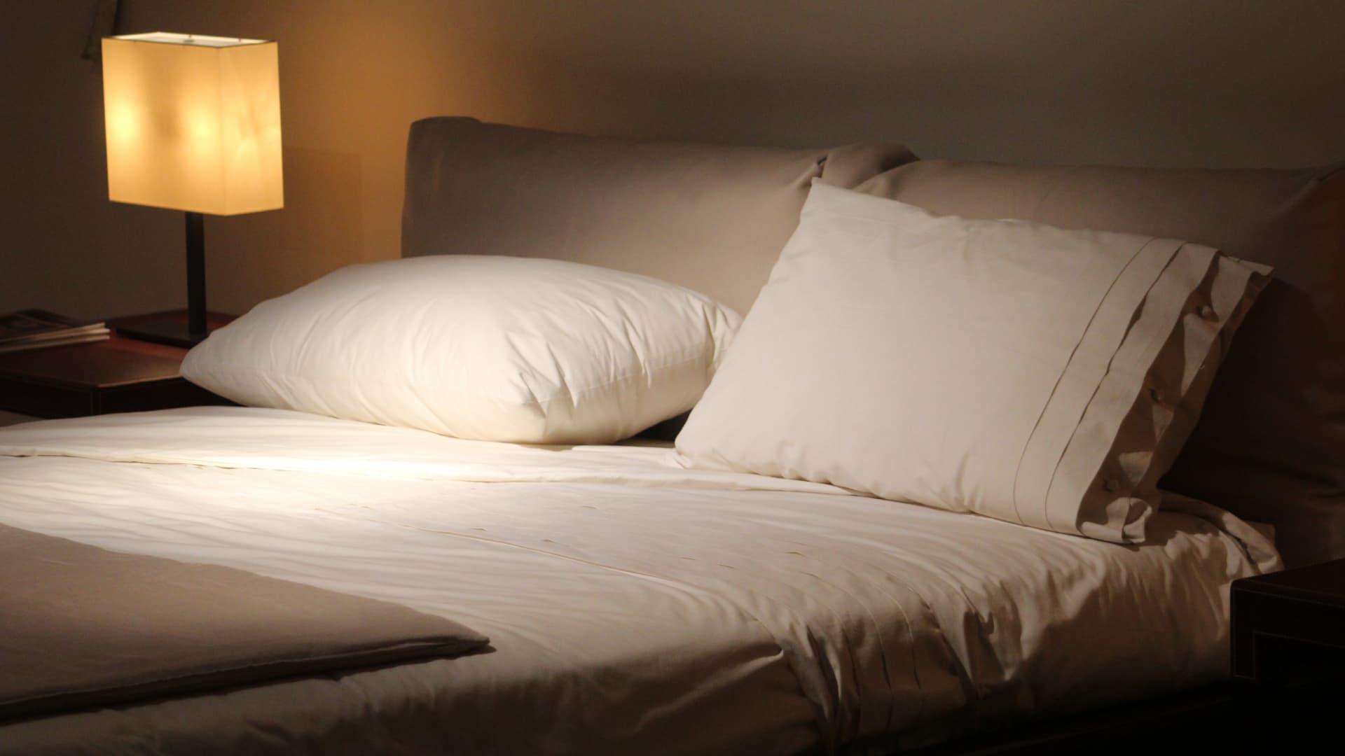 Cama vacia.