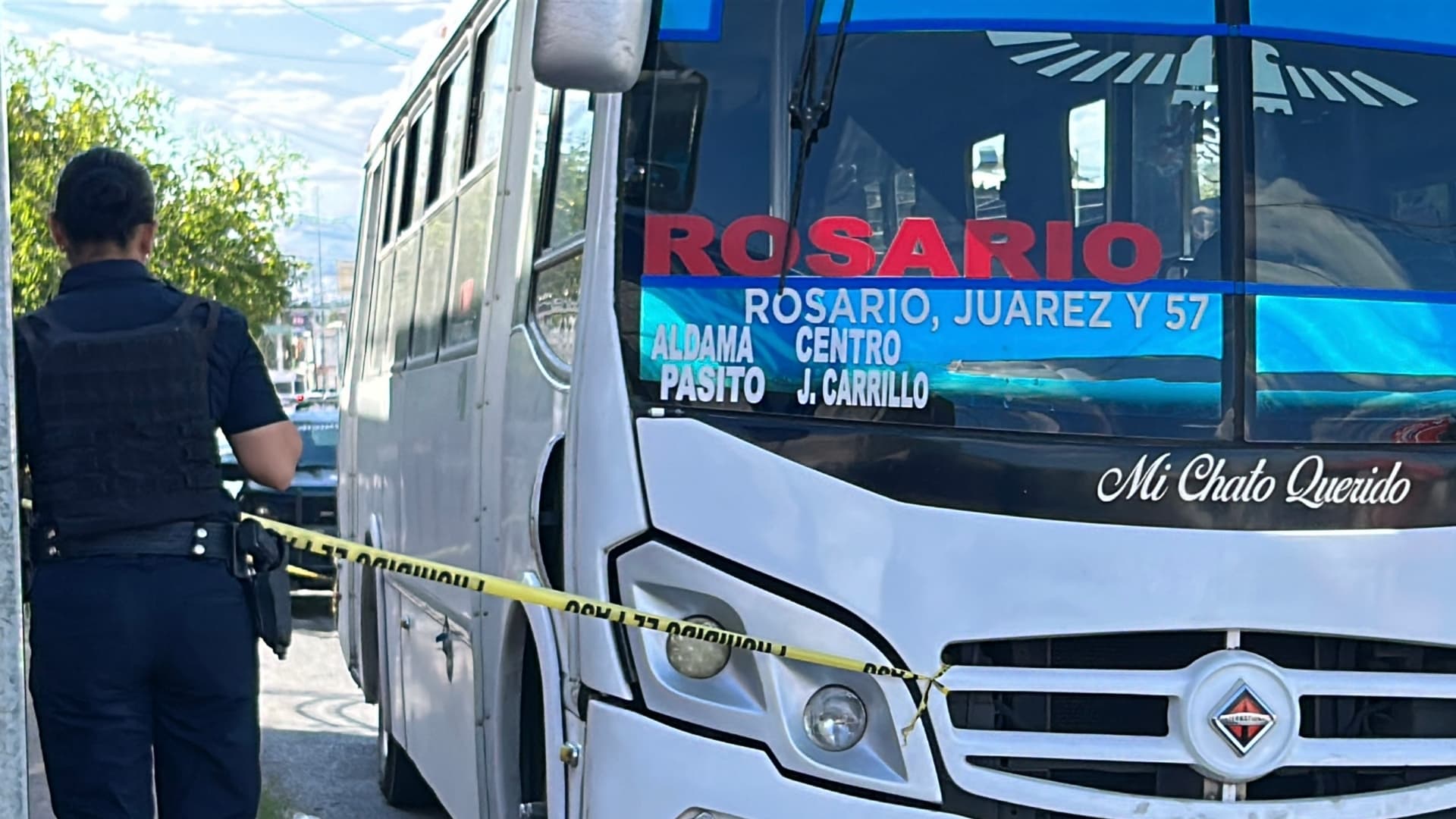 Pasajeros fueron desalojados del camión