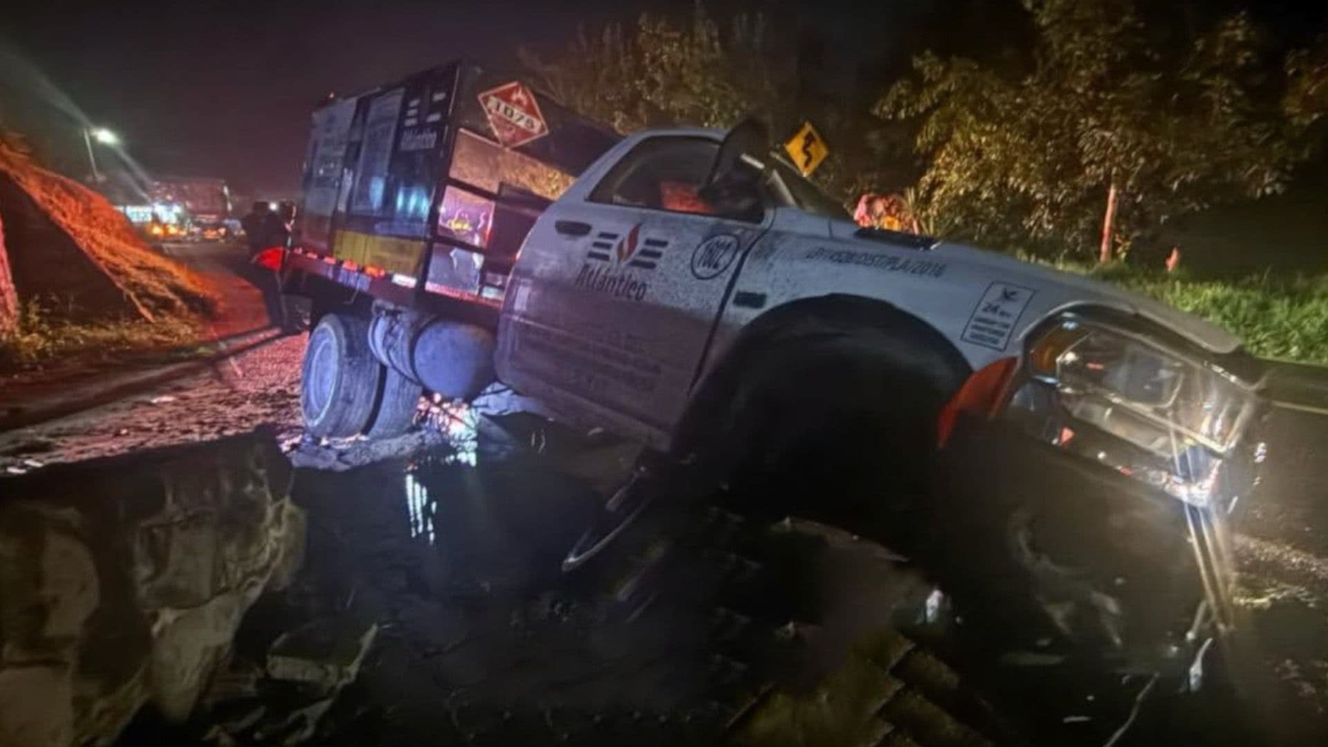 No se reportaron personas lesionadas después del accidente.