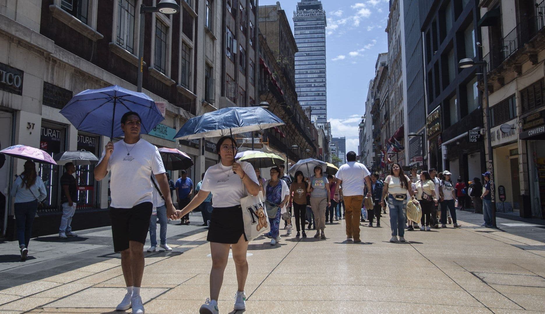 Calor en la zona centro de la CDMX