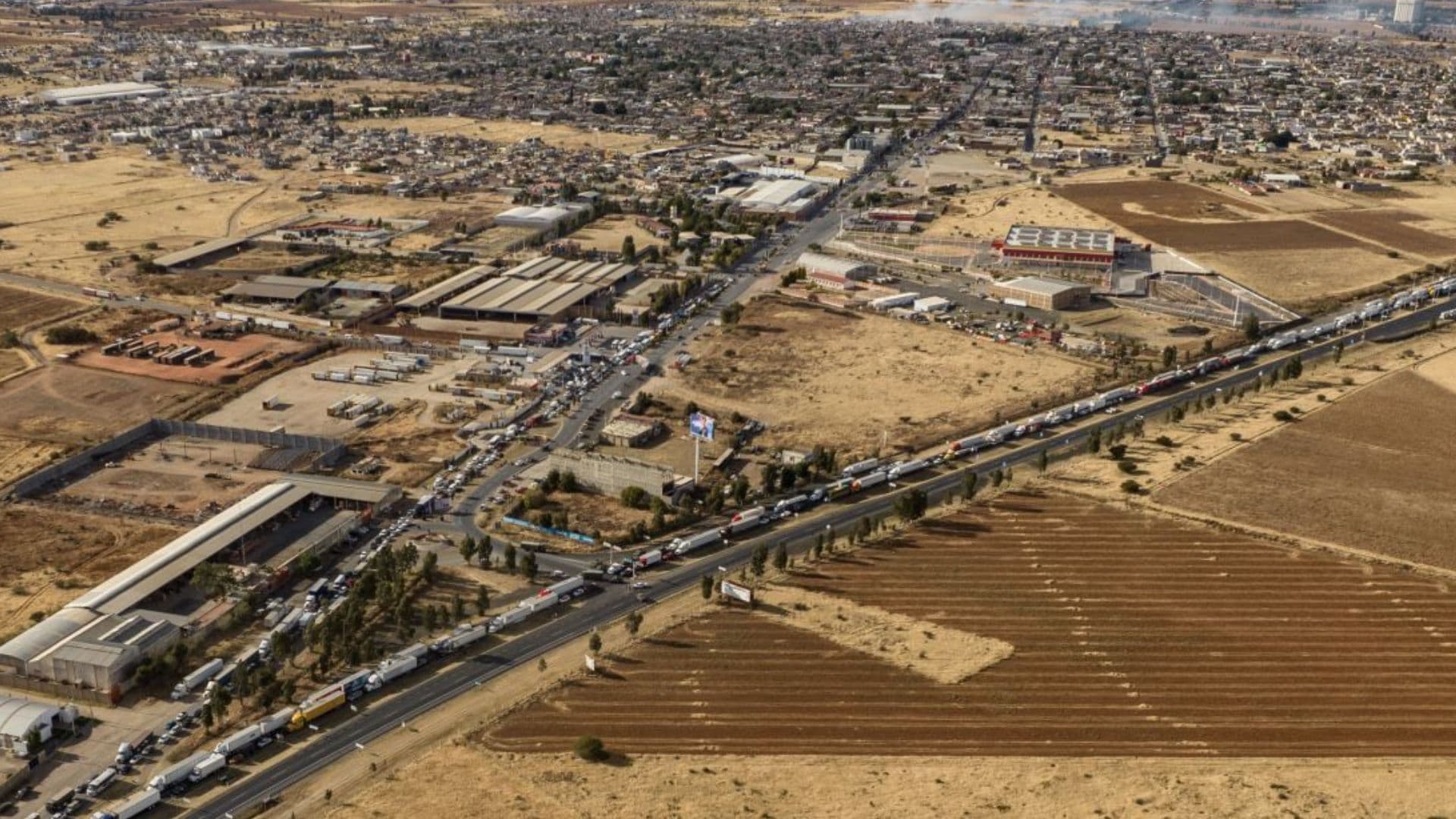 Carreteras cerradas en México.