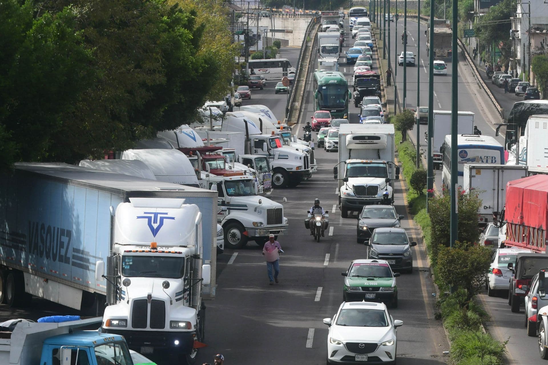 Bloqueos en Xalapa