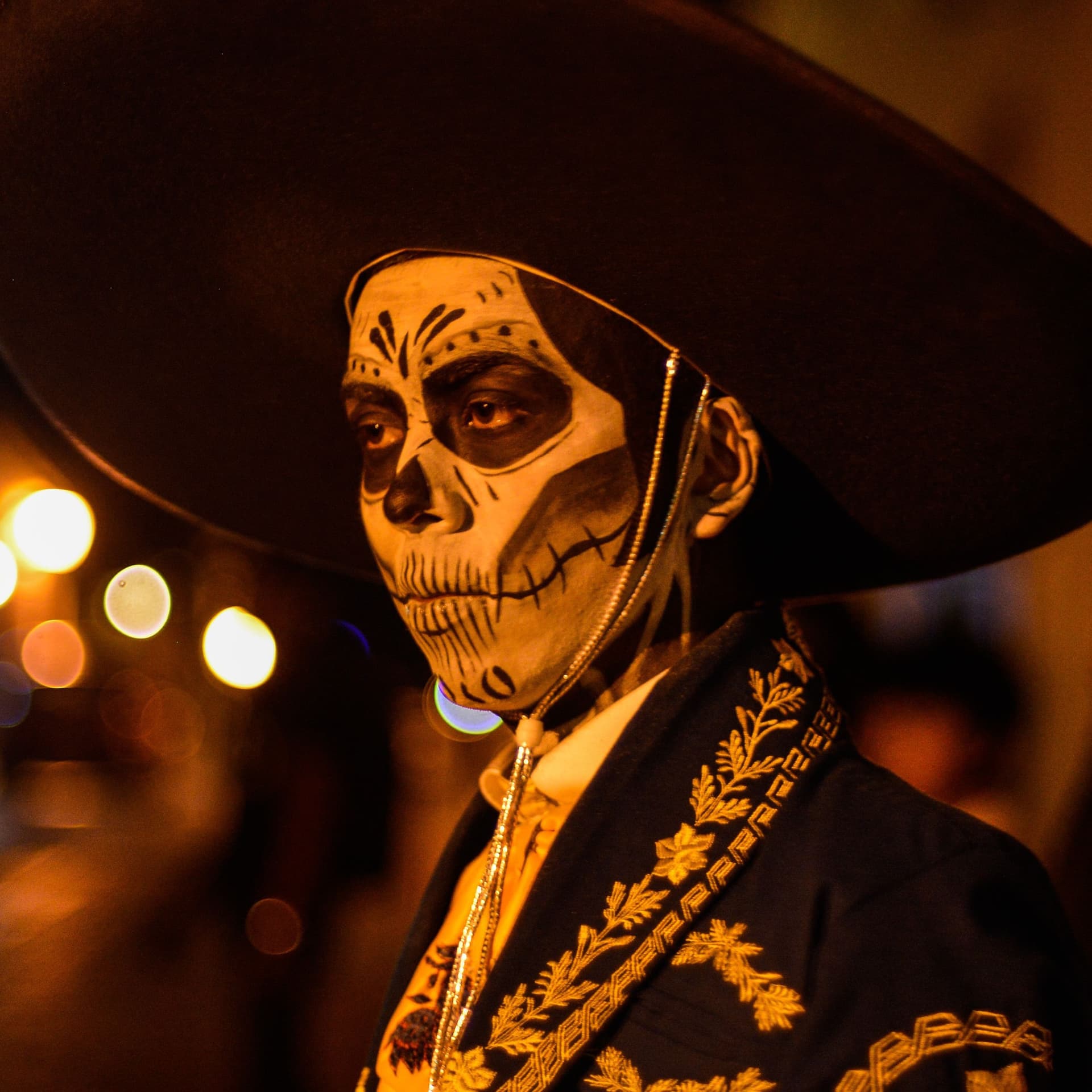 Maquillaje de Catrín Mariachi