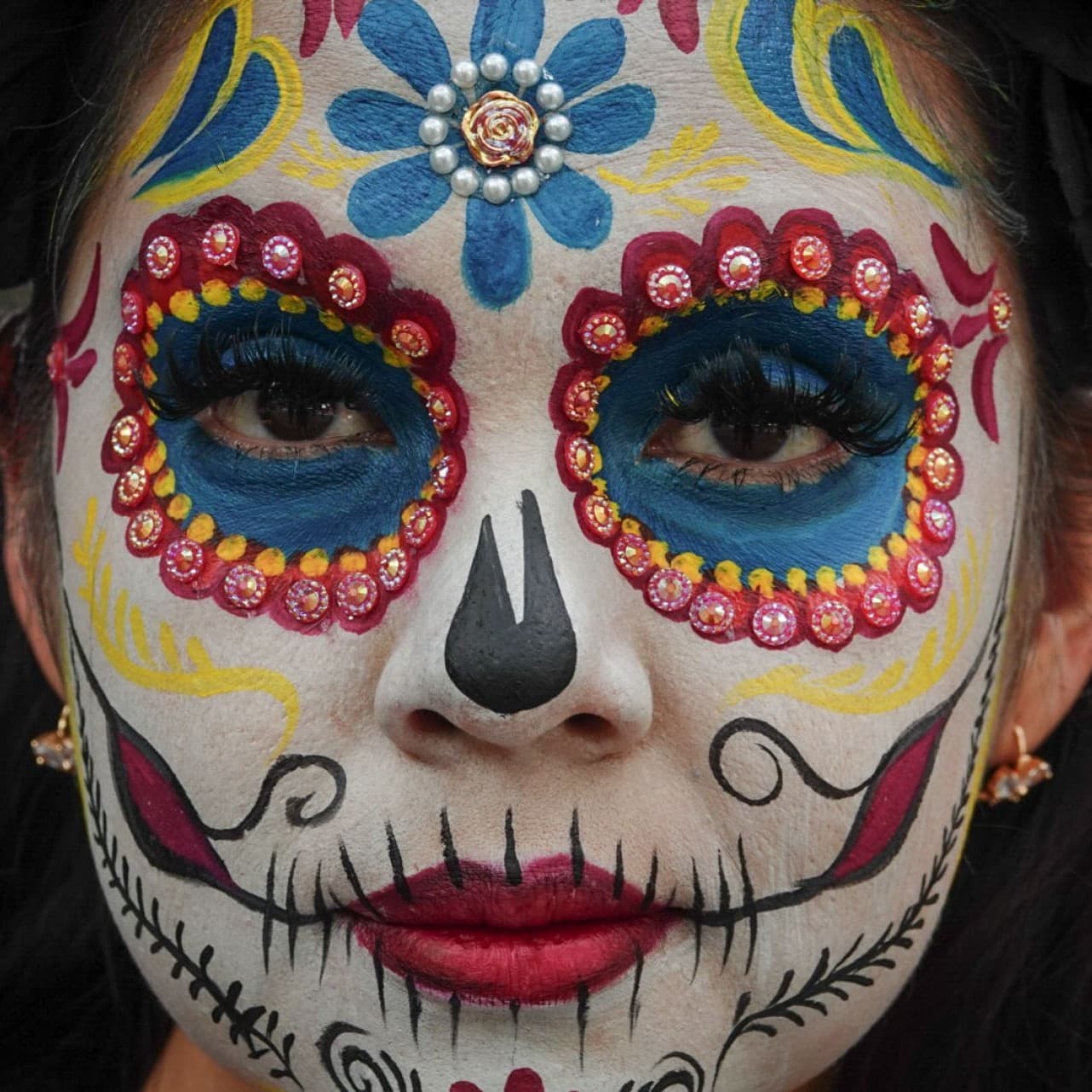 Maquillaje de Catrina Colores