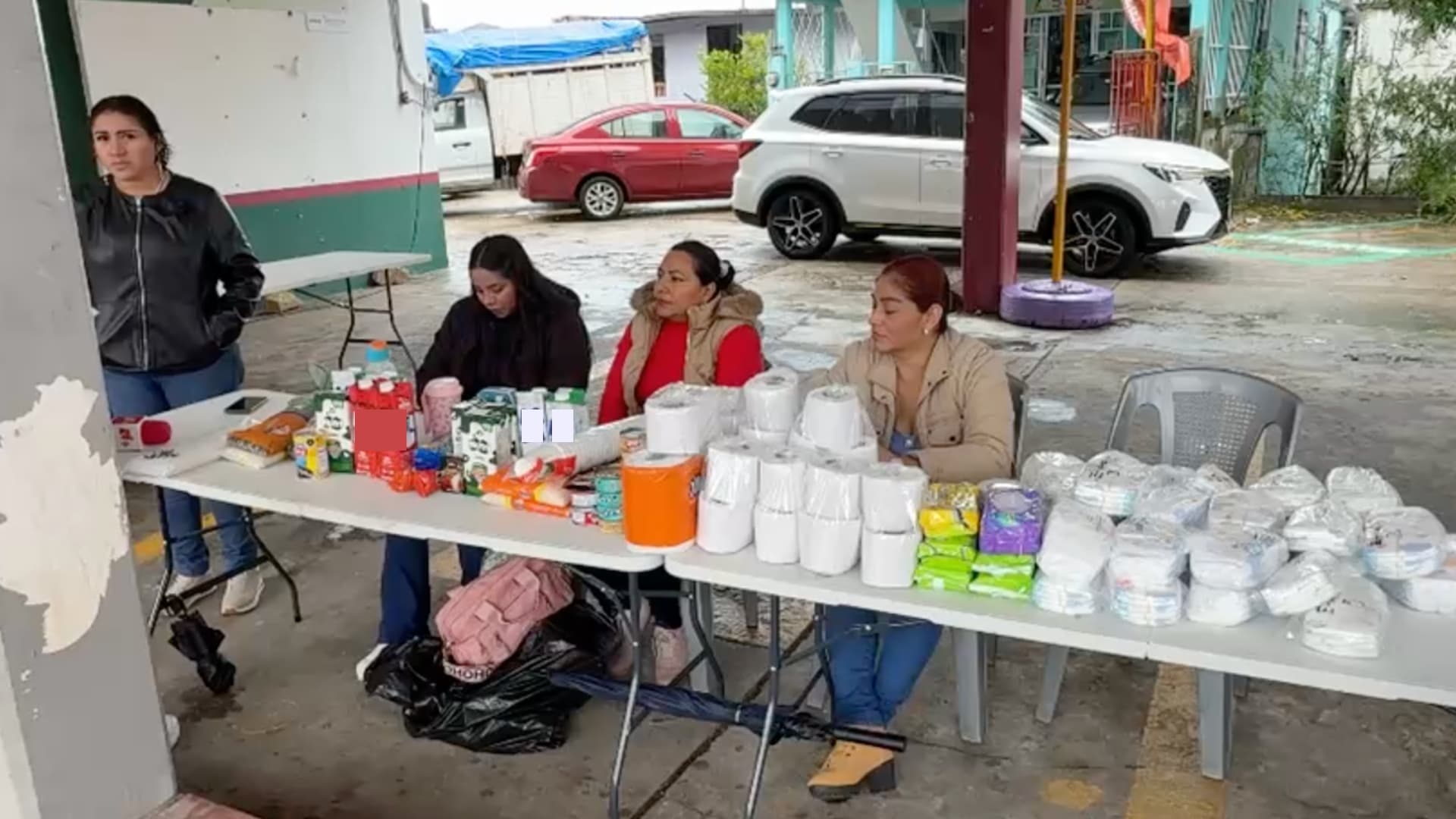 Instalan Centro de Acopio para Damnificados por Inundaciones al Sur de Veracruz