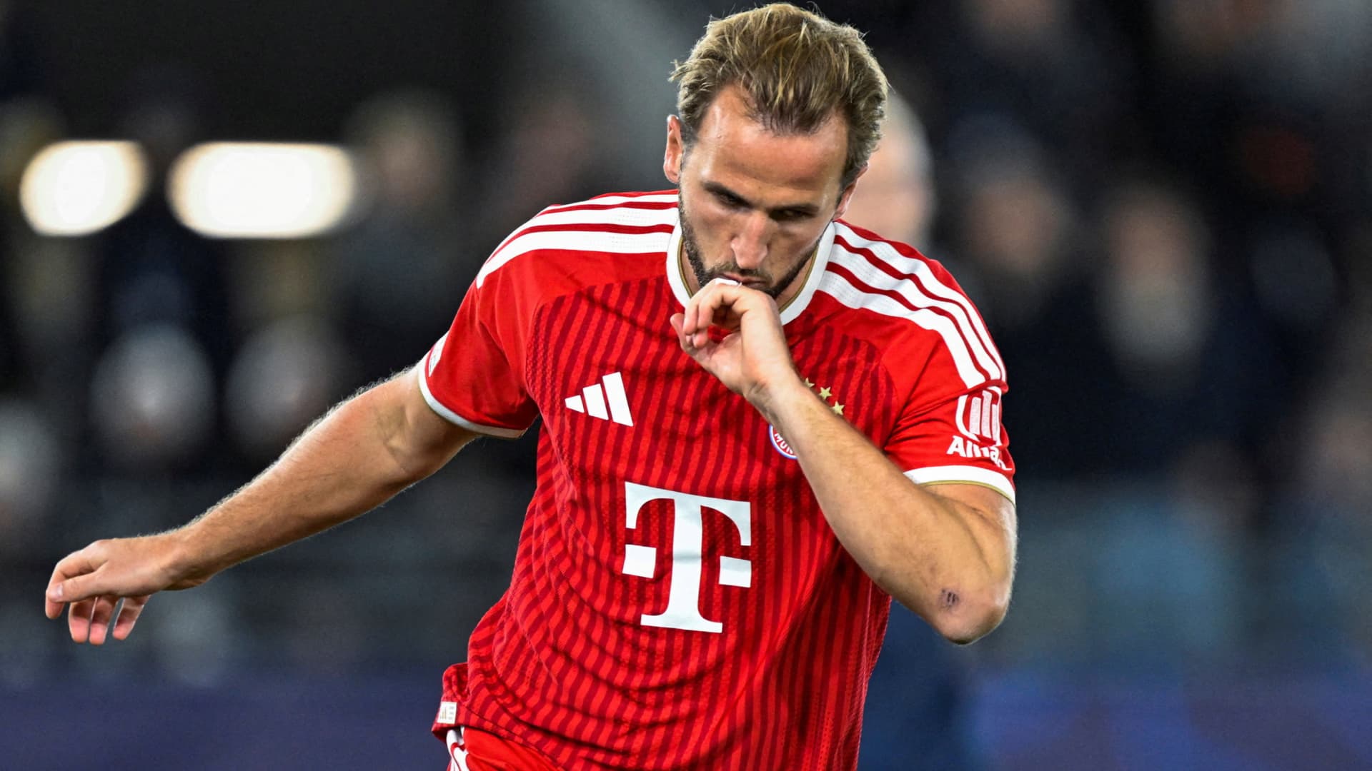Harry Kane durante un partido de la UEFA Champions League