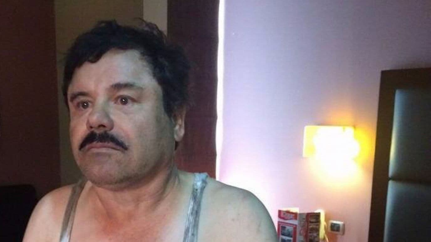 Joaquín Guzmán Loera, 'El Chapo', tras su captura en 2016 en Los Mochis, Sinaloa