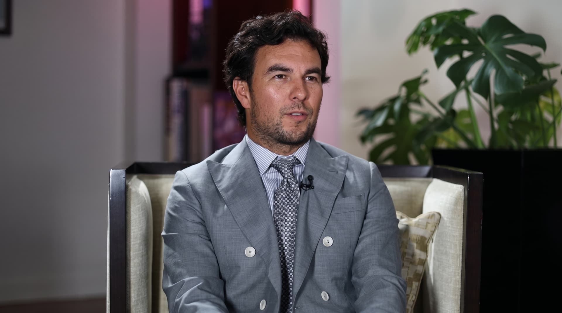 Checo Pérez en entrevista exclusiva para N+