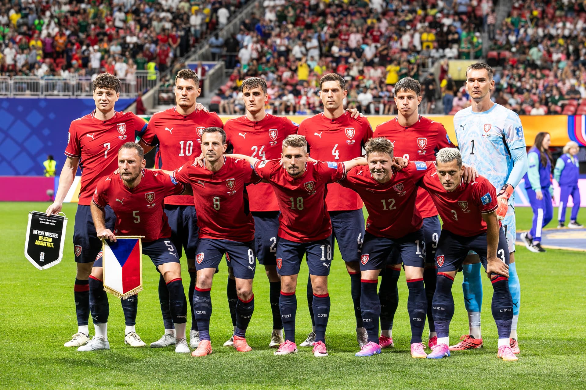 Selección de Chequia previo al partido contra Sudáfrica en el Mundial 2026. Foto: AP