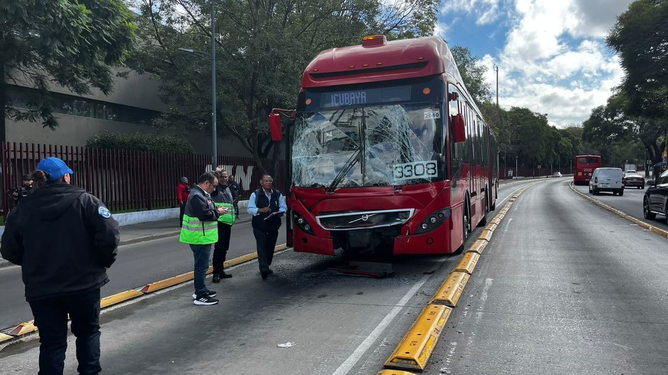 Choque del Metrobús