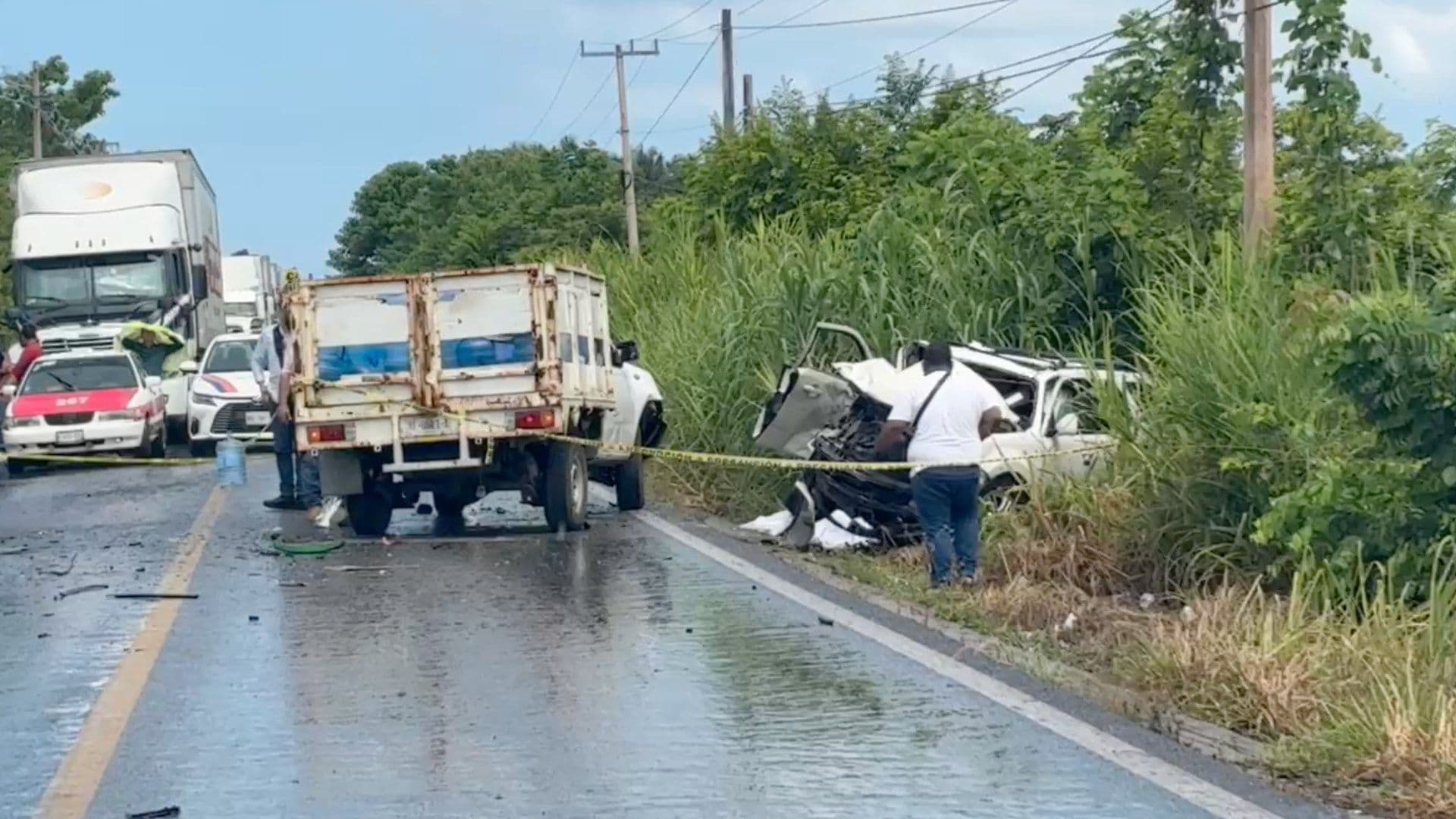 Accidente en Cosoleacaque