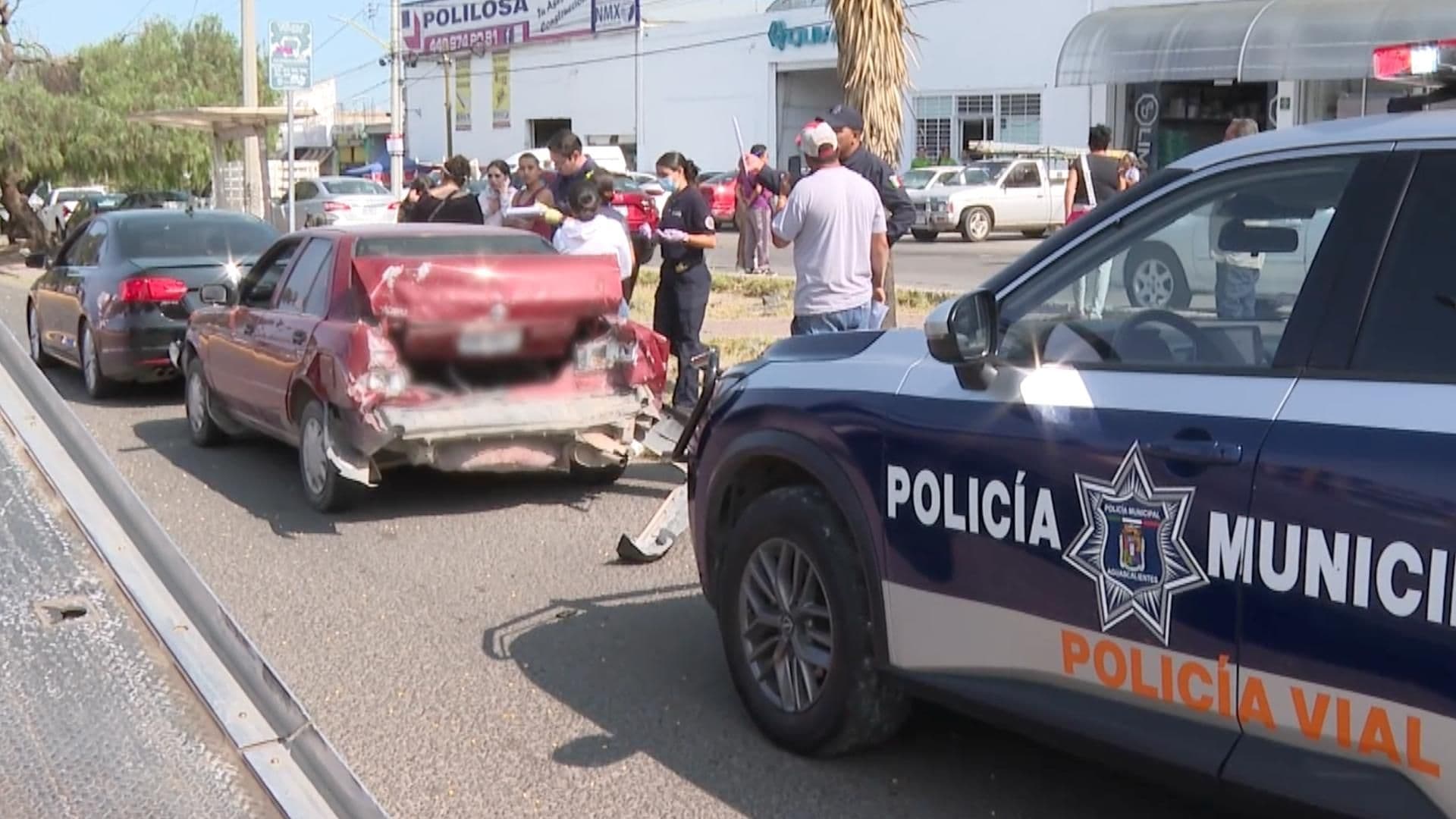 Choque en Aguascalientes