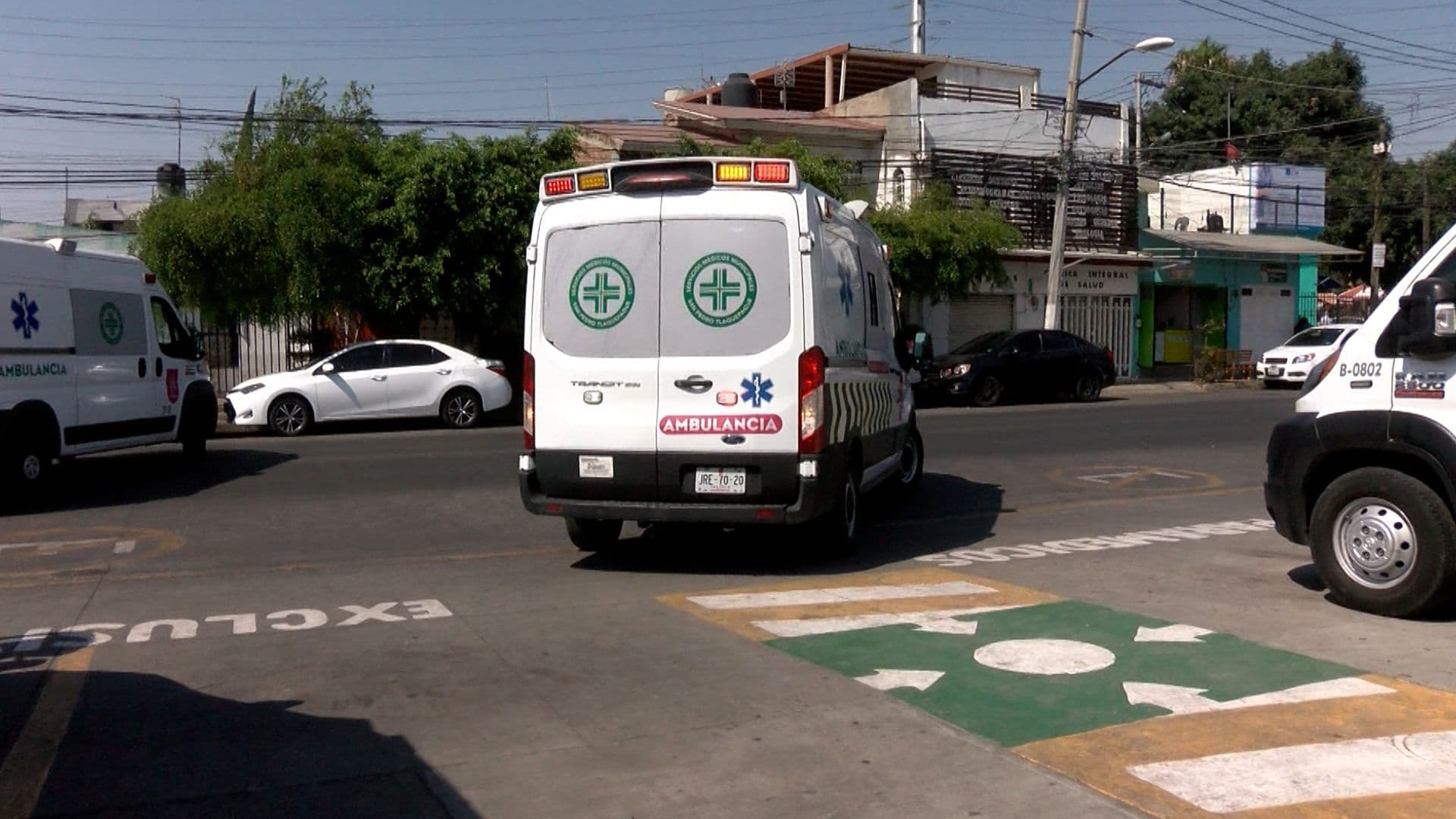 Ambulancia de la cruz verde Marcos Montero