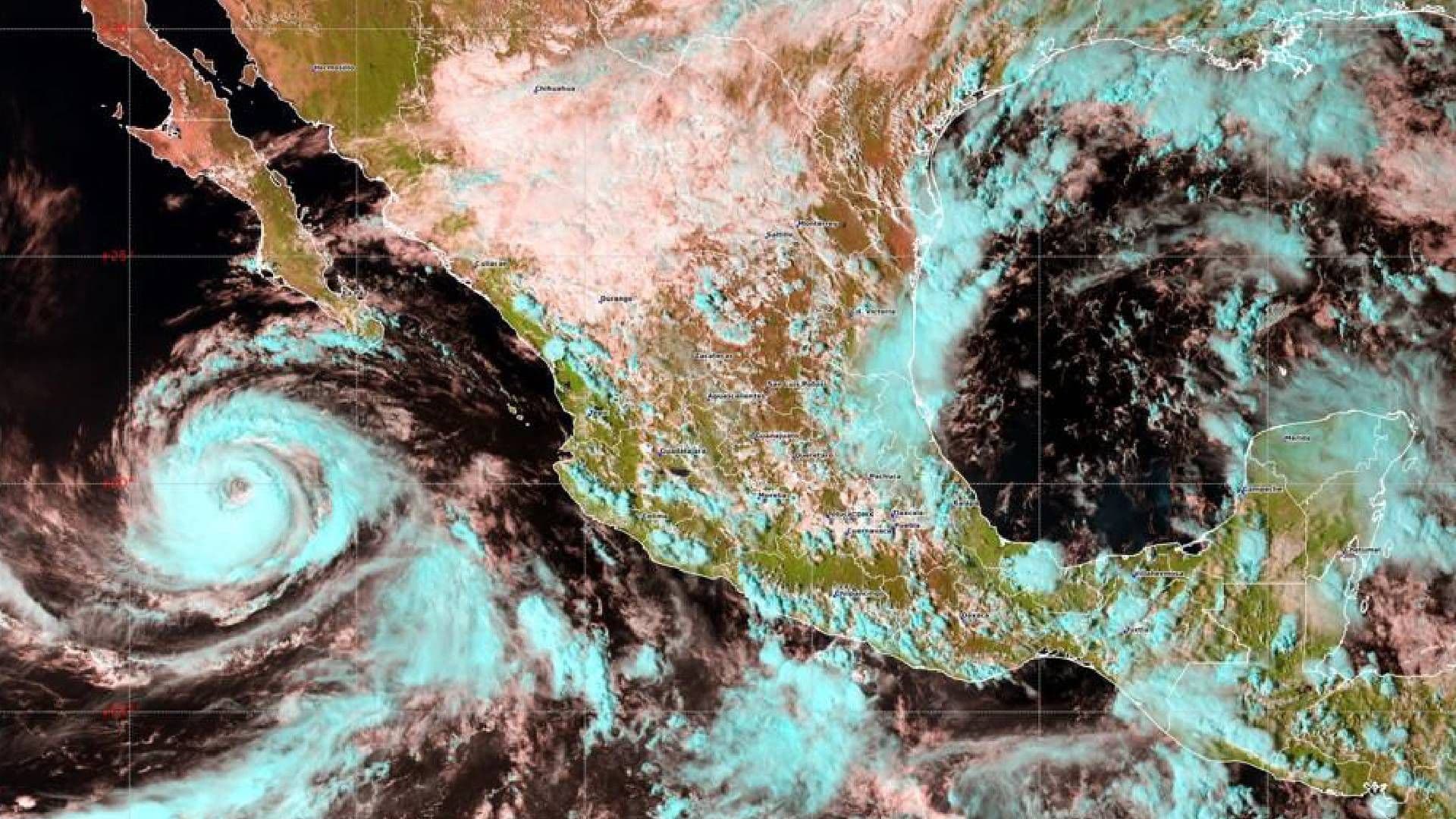 Pronostico de lluvias y oleaje elevado en Baja California Sur