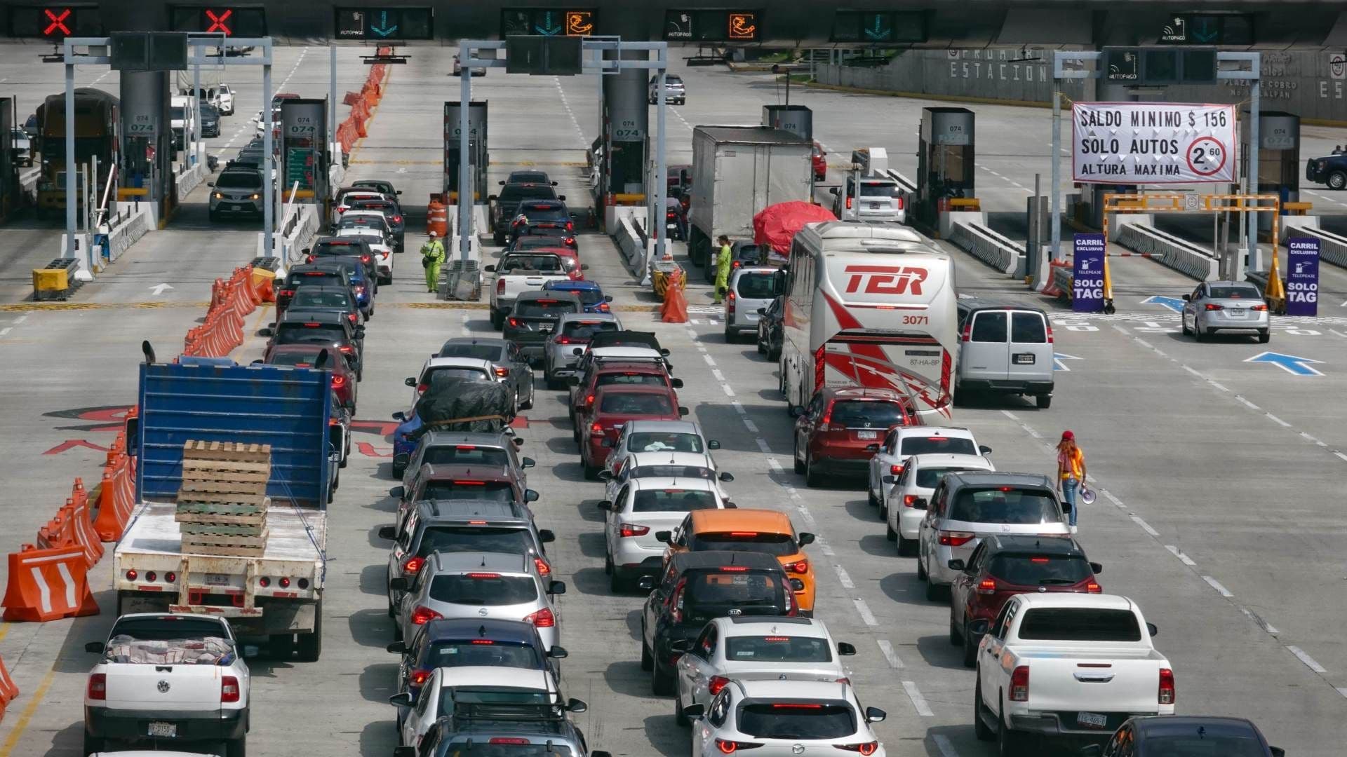 Afluencia en la autopista México-Cuernavaca el 18 de julio de 2026. Foto: Cuartoscuro | Archivo