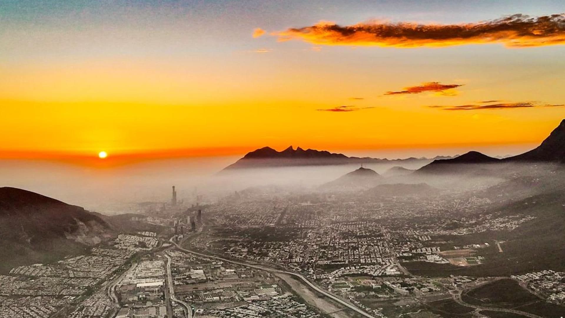 Amanecer en Nuevo León