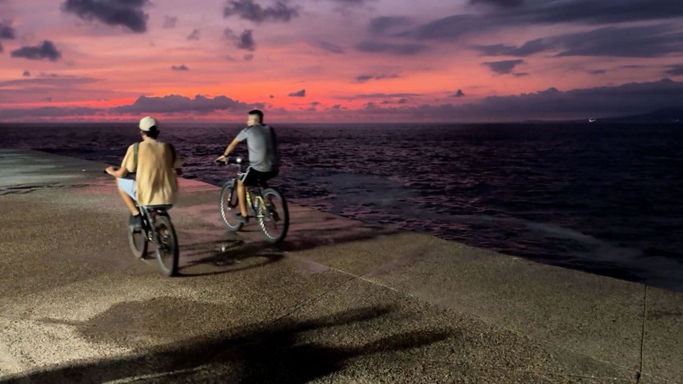 paisaje nocturno Vallarta