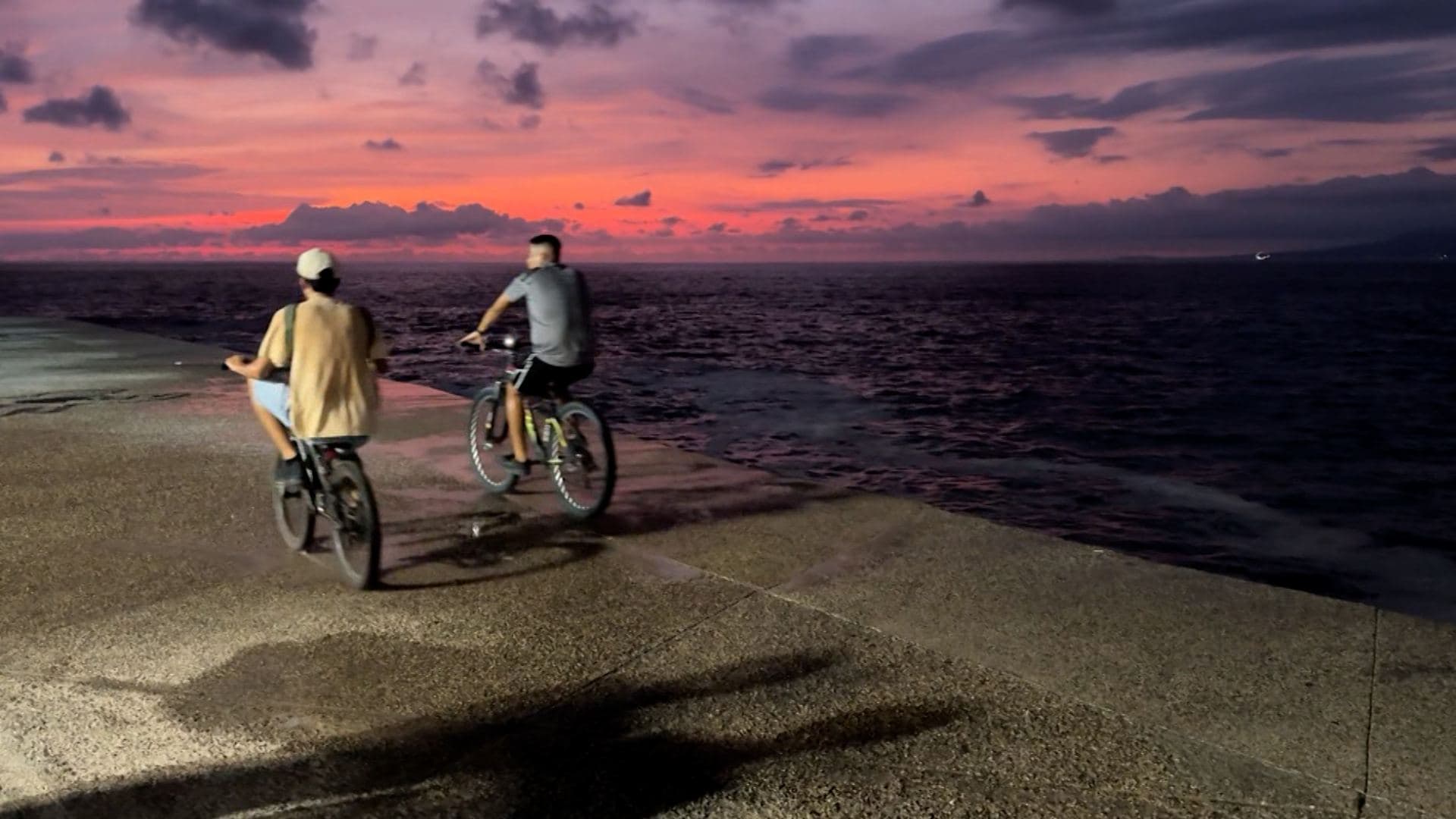 paisaje nocturno Vallarta