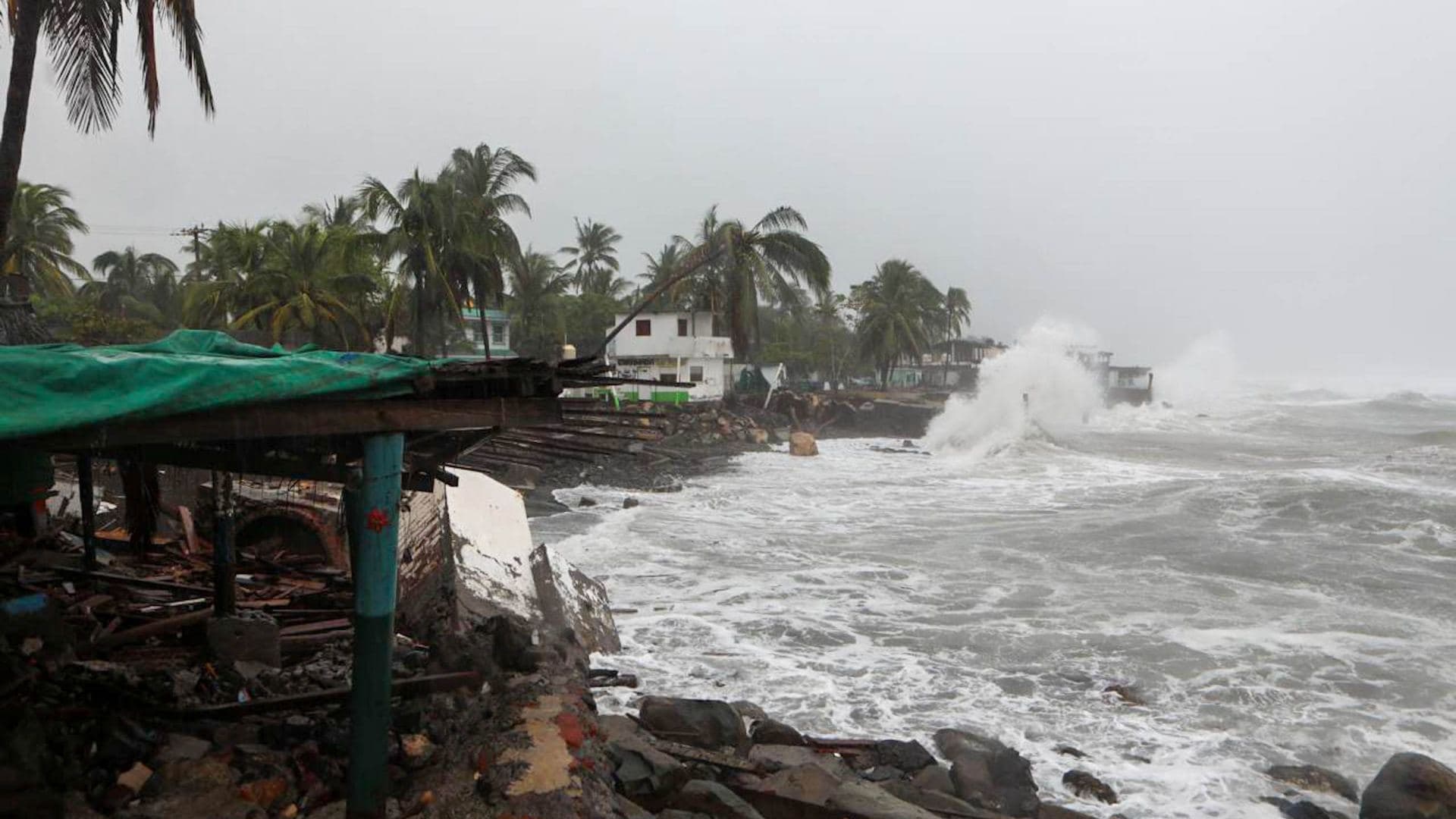 Afectaciones de Simon en Armería, Colima, el 11 de octubre 2026. Foto: Cuartoscuro