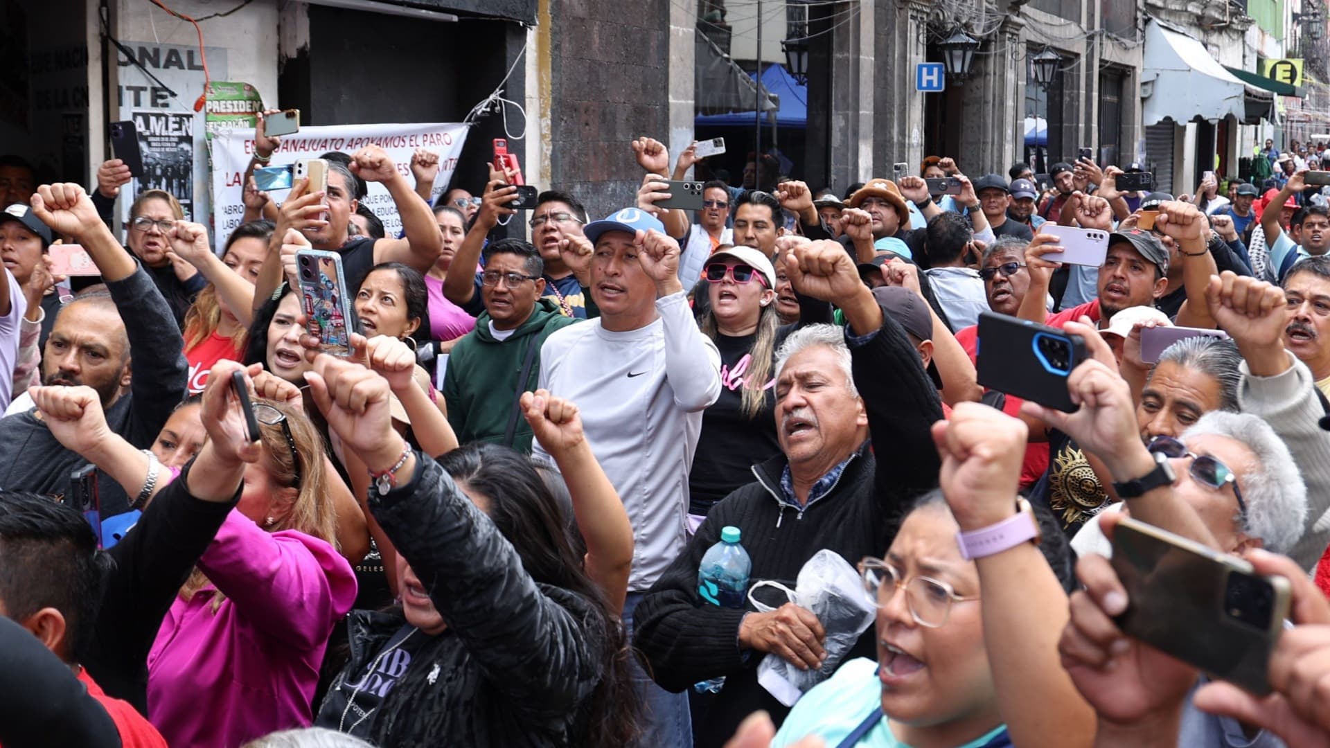 CNTE al finalizar paro de 20 días en junio 2026, en Ciudad de México. Foto: Cuartoscuro | archivo