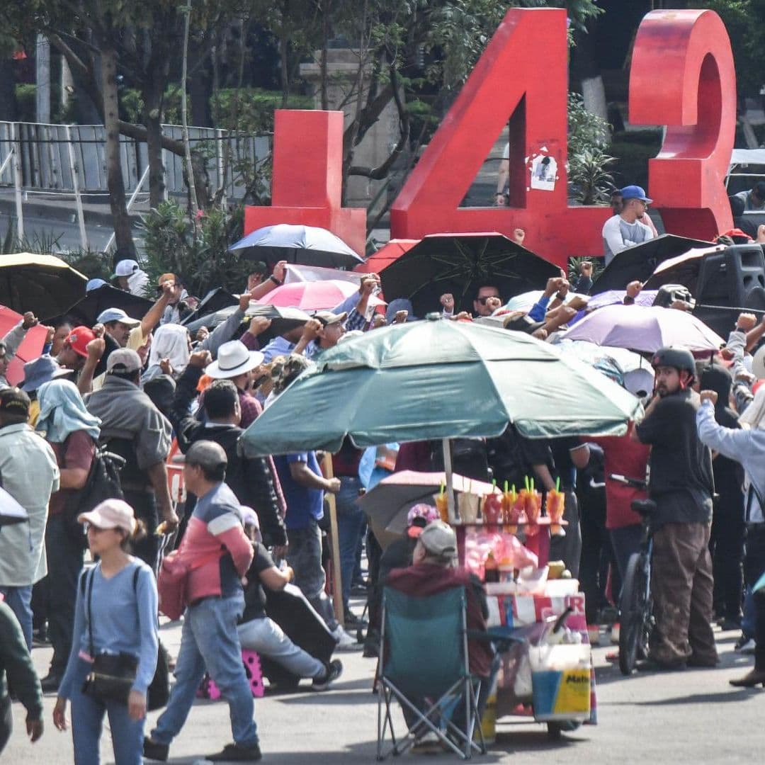 Bloqueo de la CNTE en la Ciudad de México el 2 de junio 2026