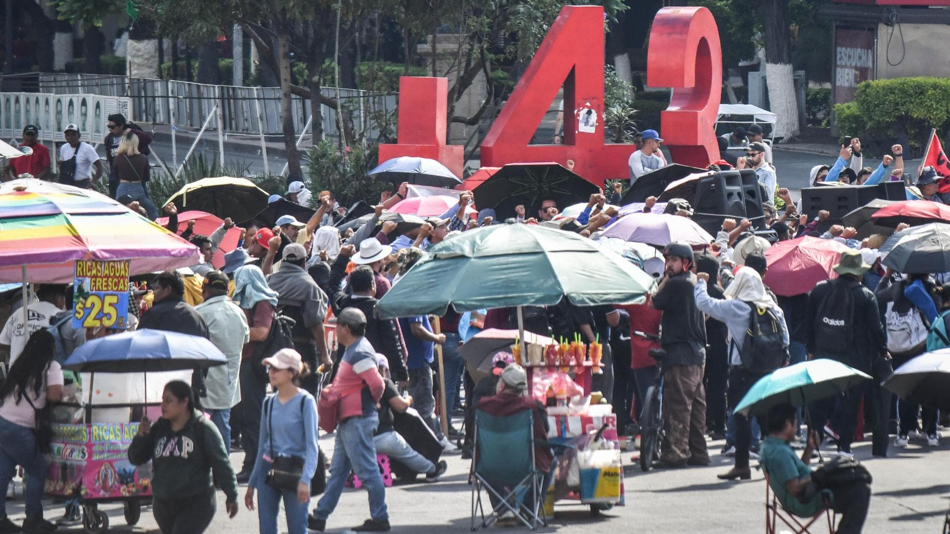 Bloqueo de la CNTE en la Ciudad de México el 2 de junio 2026