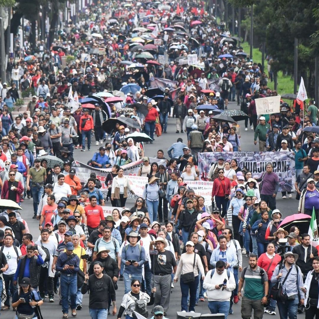 La CNTE aseguró que mantendrán las movilizaciones durante el Mundial 2026