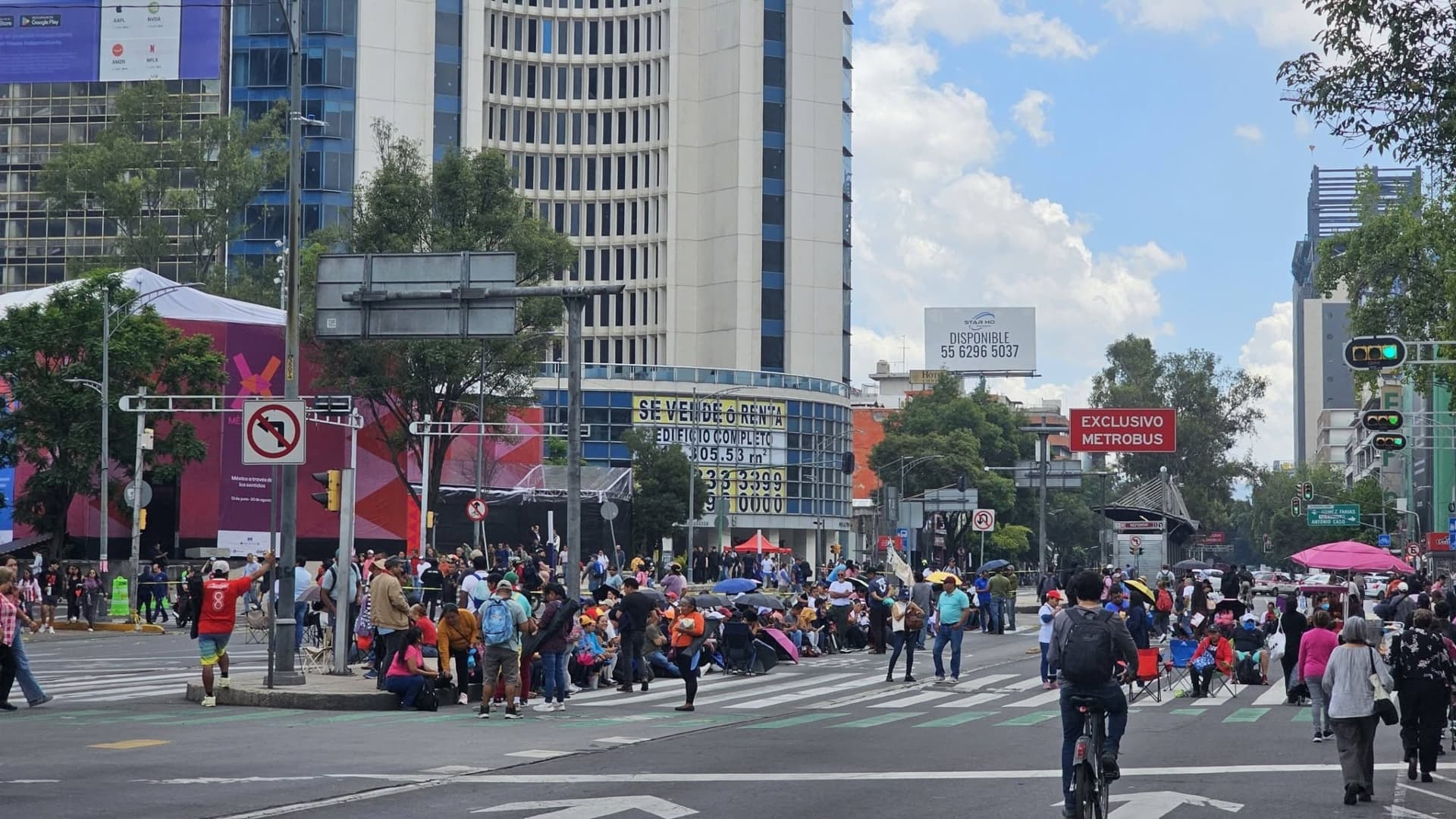 La CNTE planea mover su plantón hacía Paseo de la Reforma