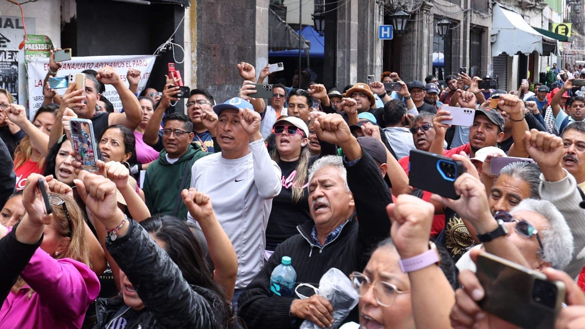 Protesta de la CNTE en calles de la Ciudad de México el 20 de junio de 2026. Foto: Cuartoscuro | Archivo