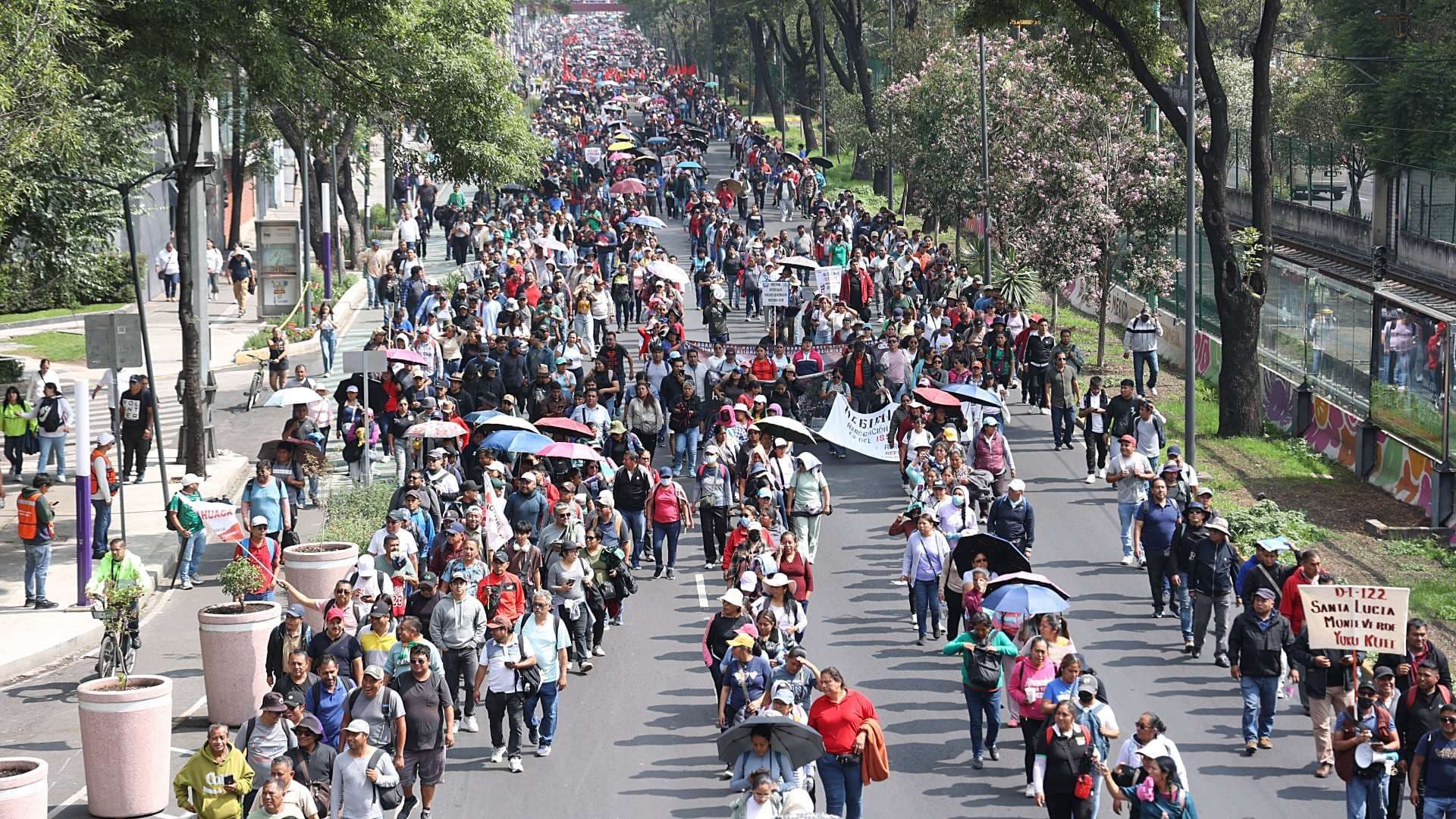 Protesta de la CNTE en CDMX el 11 de junio de 2026. Foto: Cuartoscuro