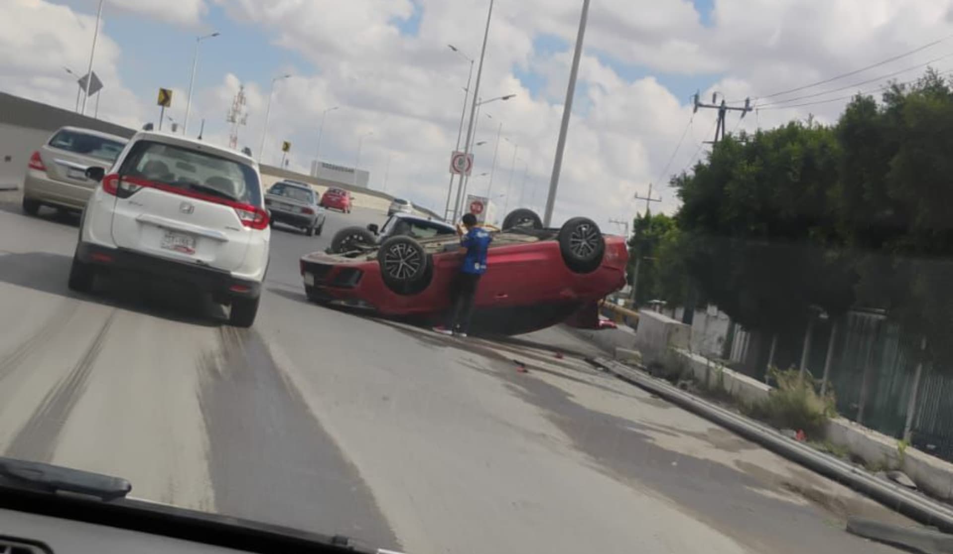 No reportaron lesionados por el accidente.
