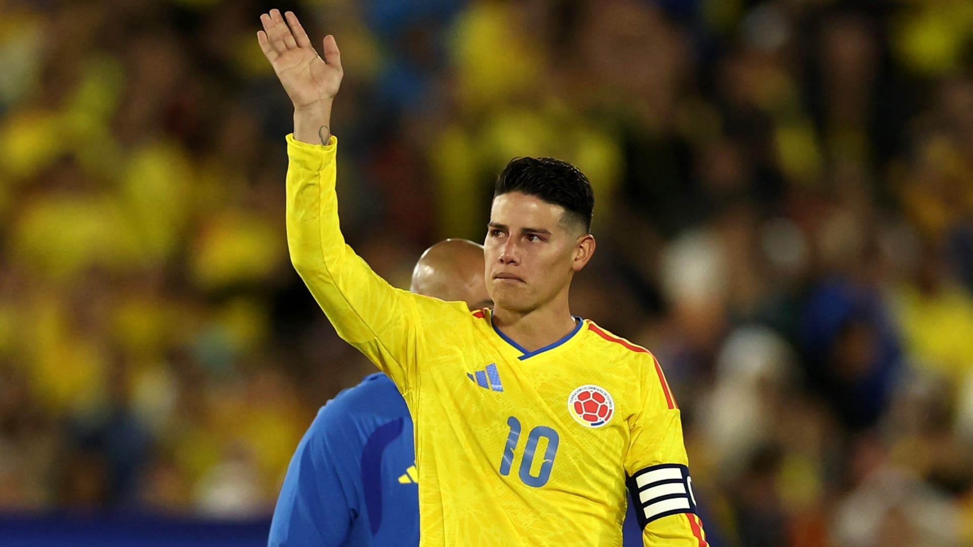 James Rodríguez jugará su tercera Copa del Mundo con Coolombia.