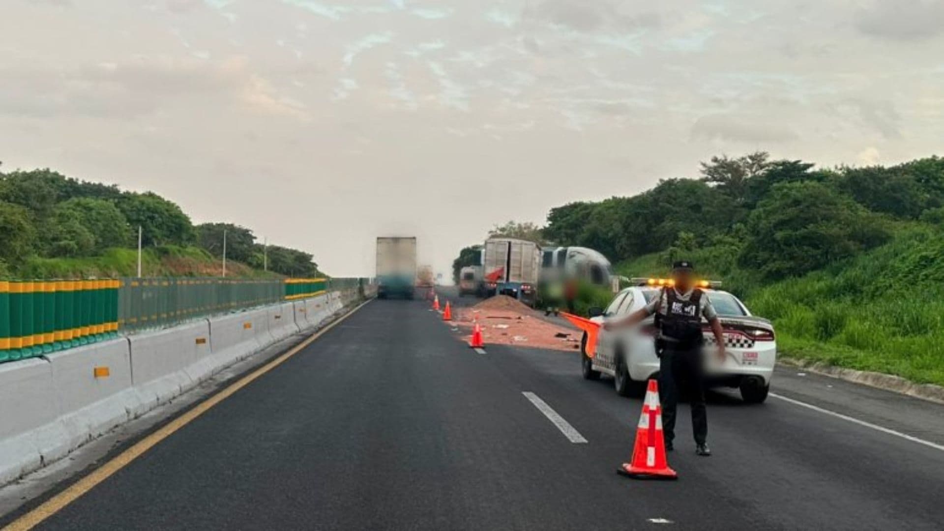 Accidente en carretera La Tinaja-Cosoleacaque