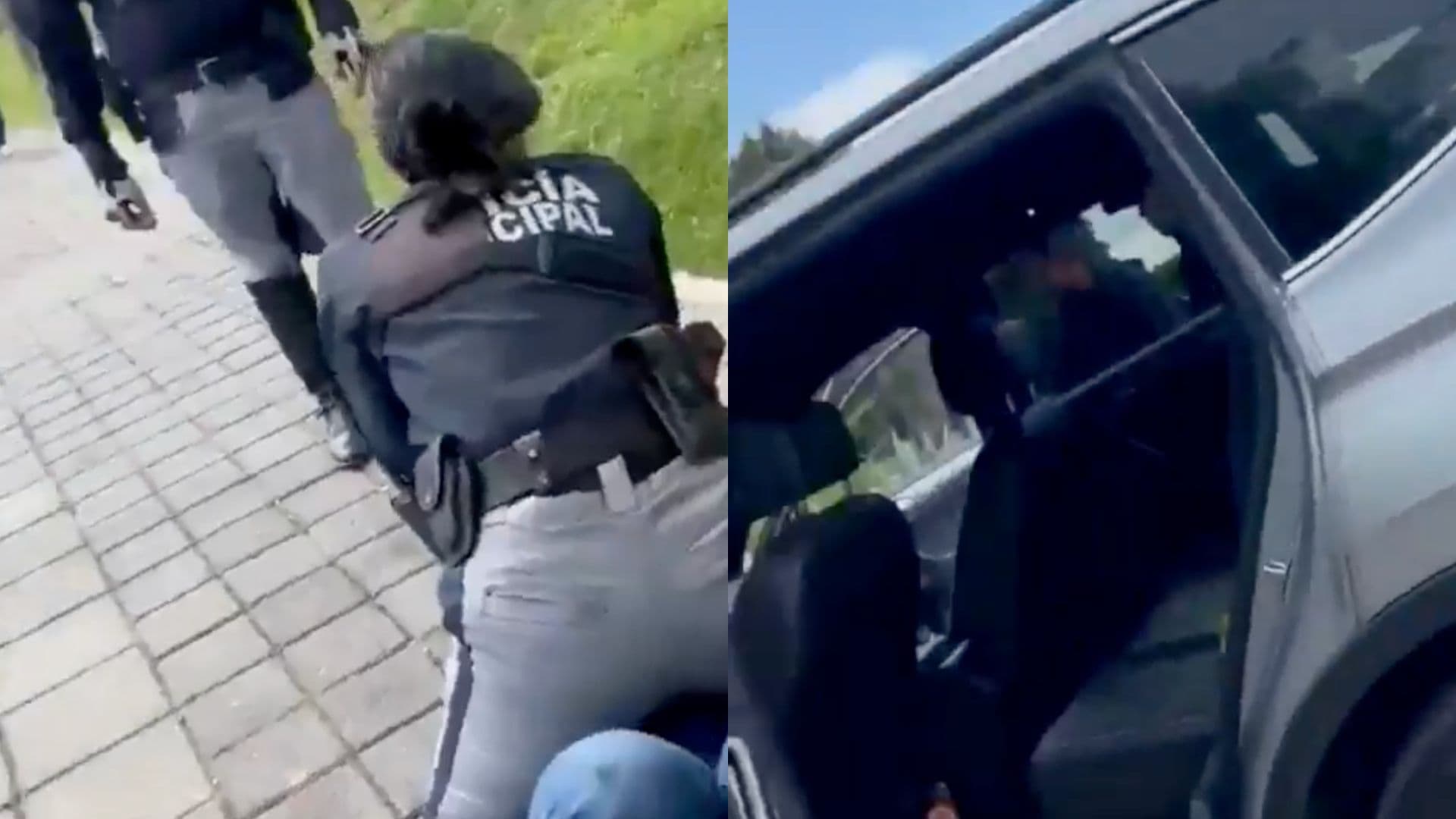 Abuso Policial Conductora Detenida Parque Intermunicipal San Andrés Cholula Puebla