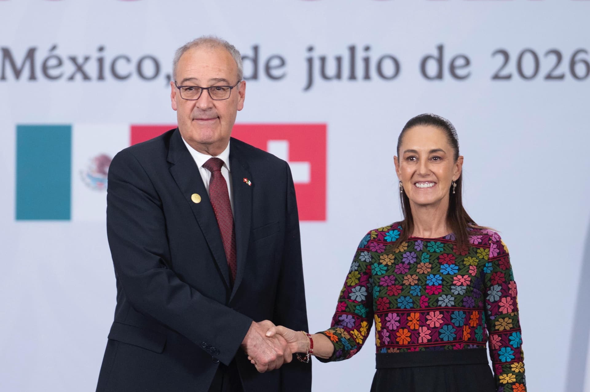 Conferencia de prensa Sheinbaum Parmelin