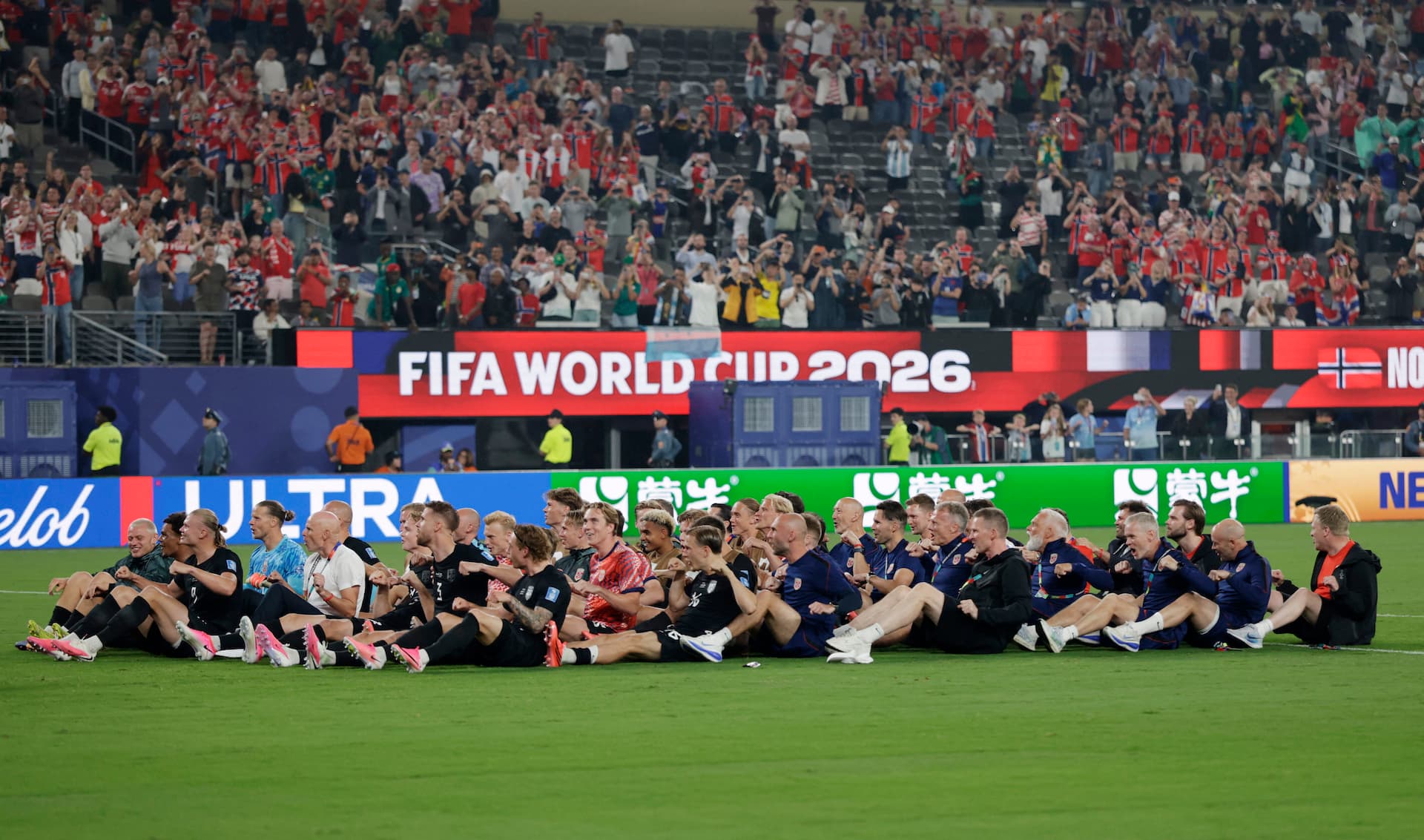 Noruegos hacen fila vikinga en el Mundial 2026