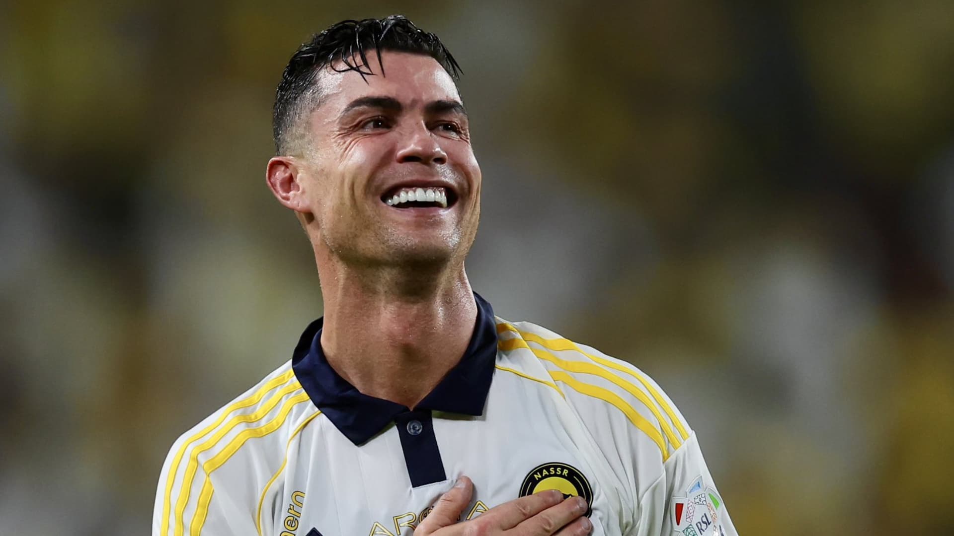 Cristiano Ronaldo durante un partido del Al-Nassr
